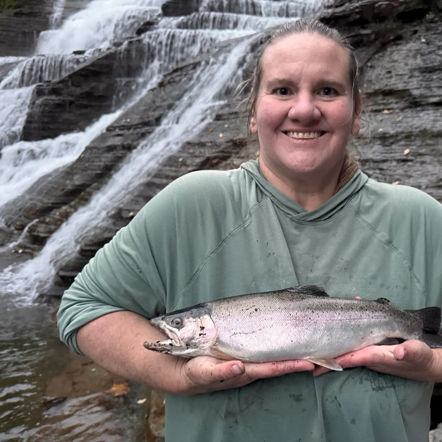 Rainbow trout caught on Fishbrain
