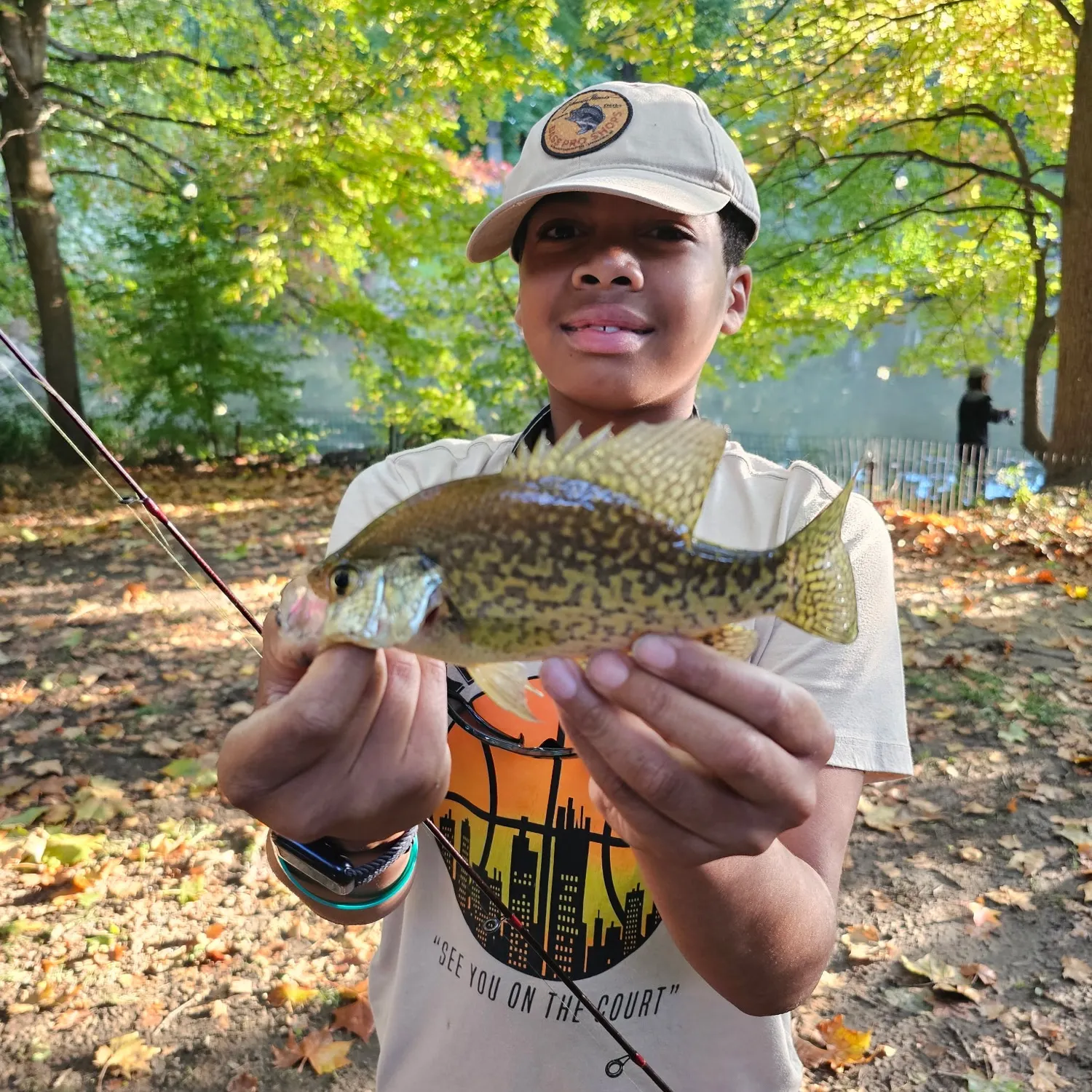 Black crappie caught on Fishbrain