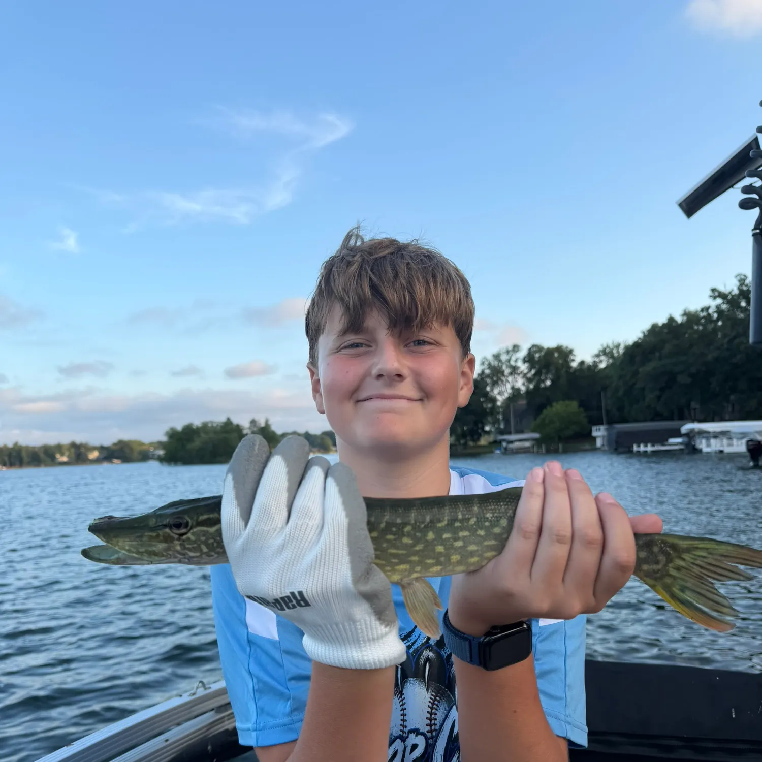 Northern pike caught on Fishbrain