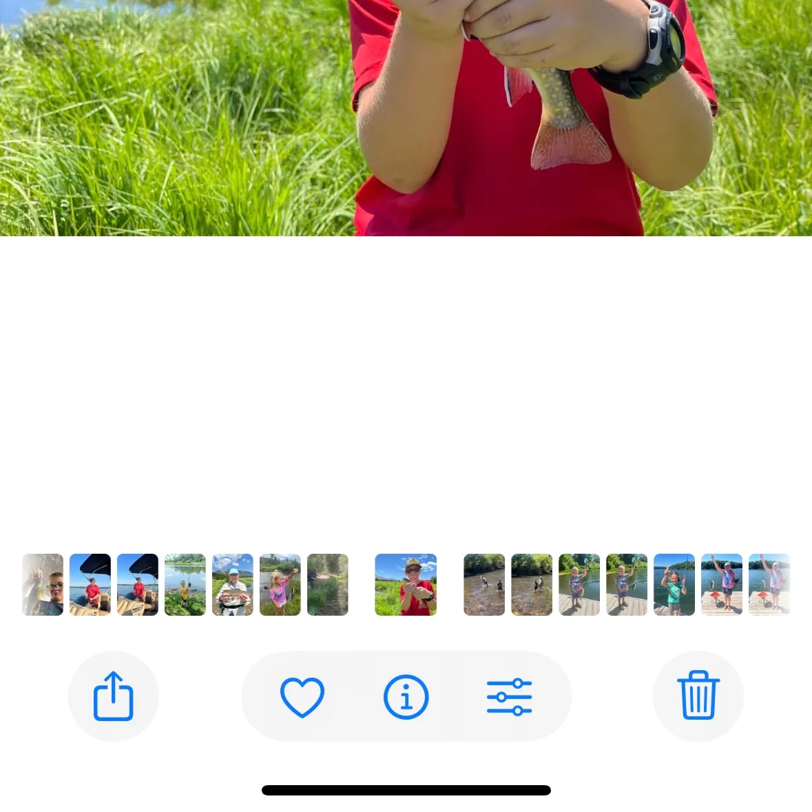 recently logged catches