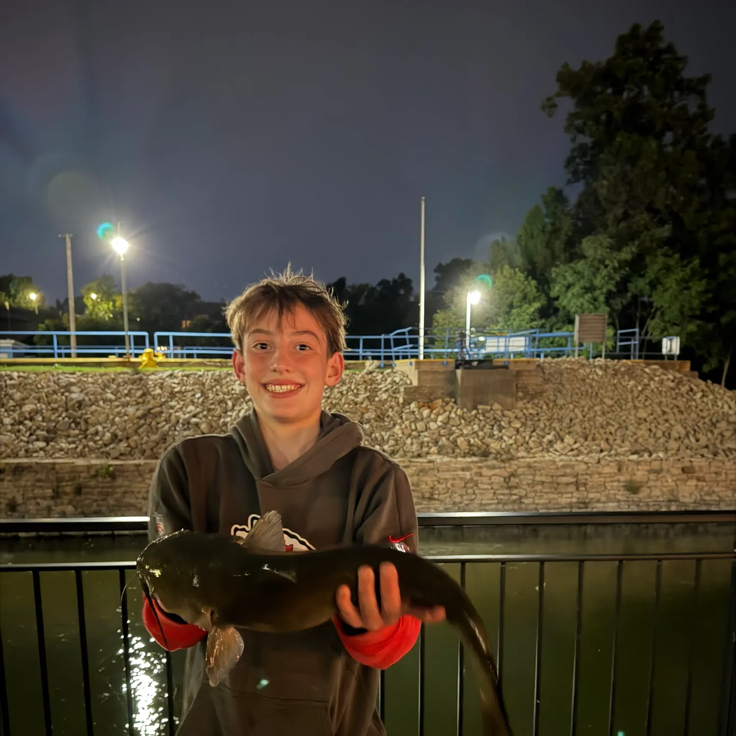 Channel catfish caught on Fishbrain