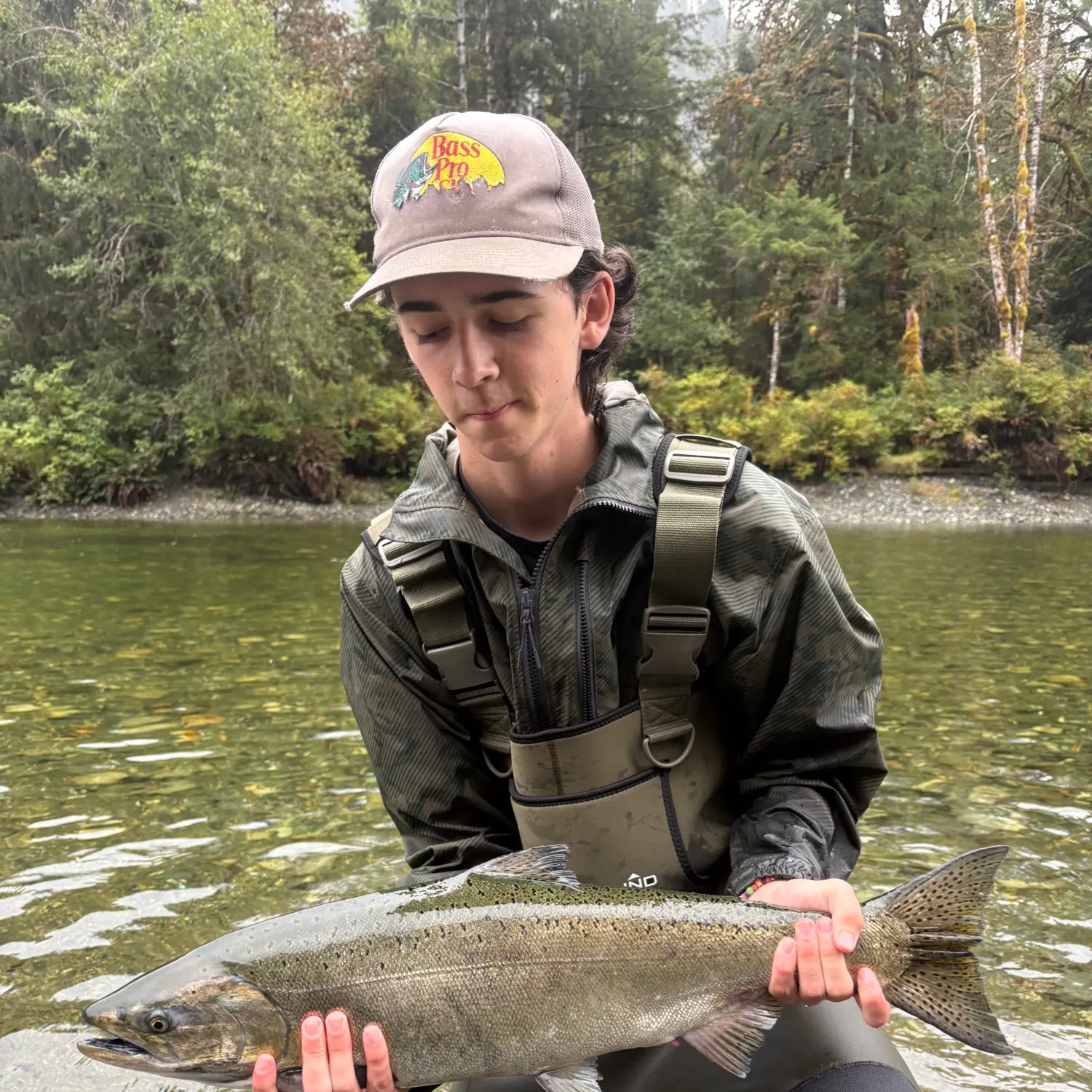Chinook salmon caught on Fishbrain