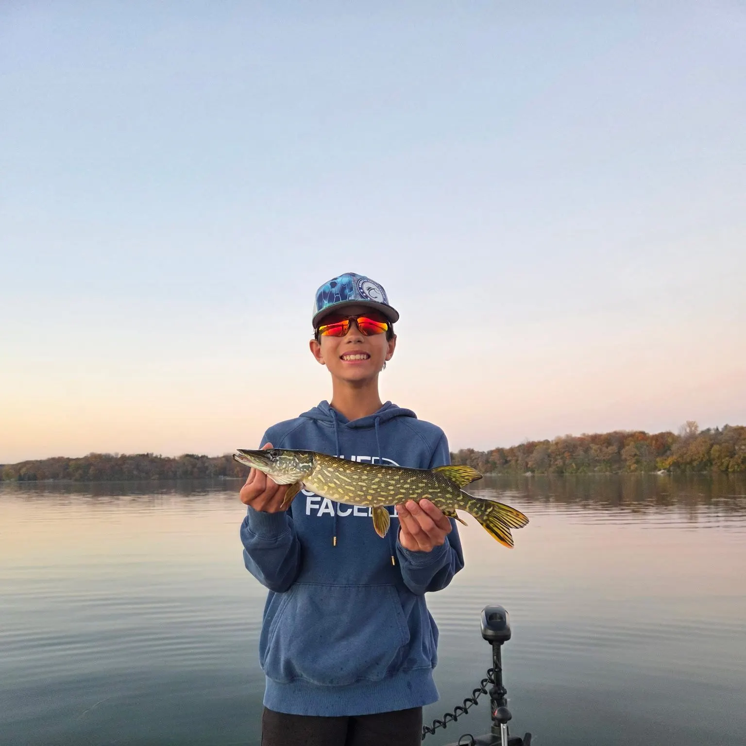 Northern pike caught on Fishbrain