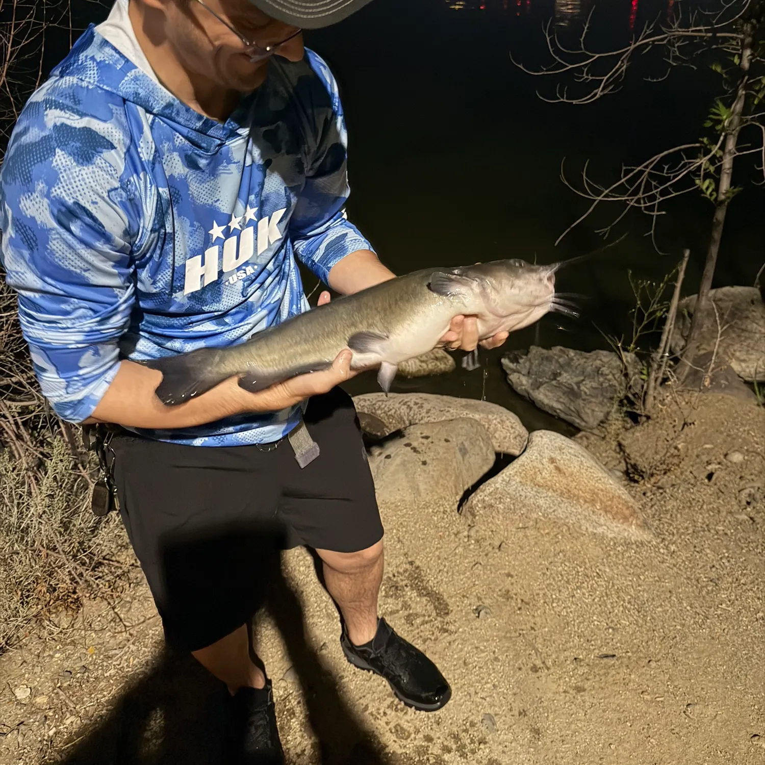 Channel catfish caught on Fishbrain