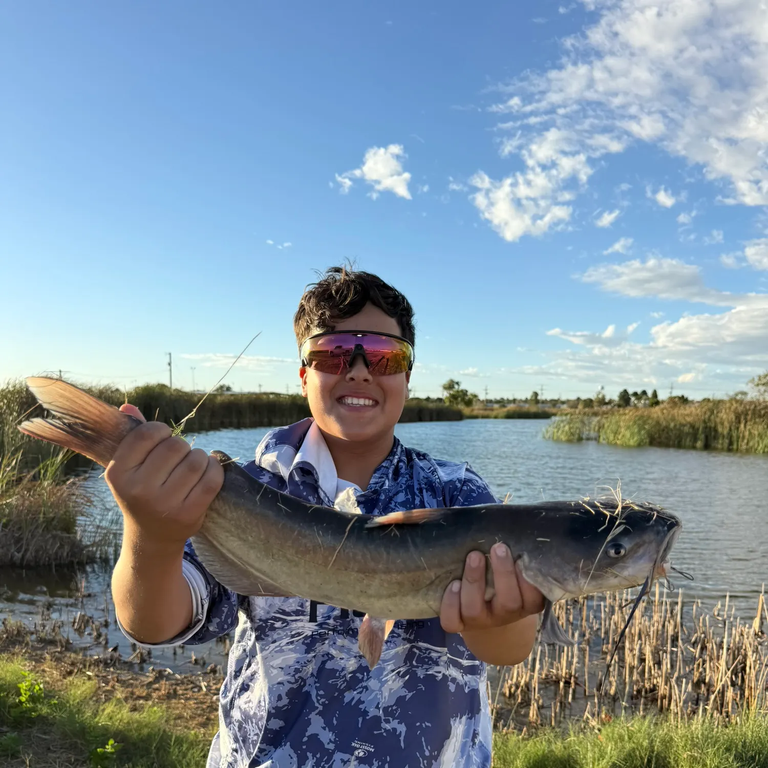 Channel catfish caught on Fishbrain