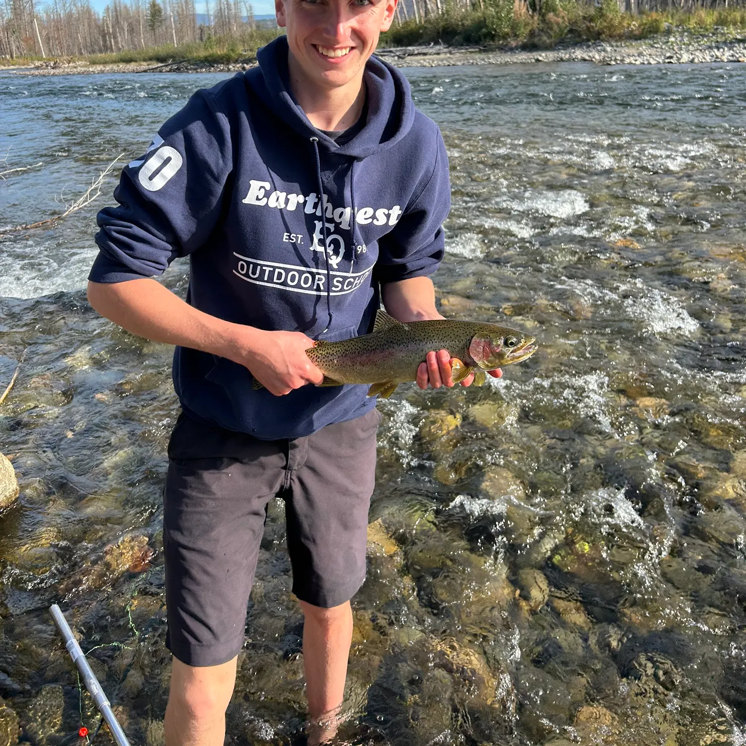 Rainbow trout caught on Fishbrain