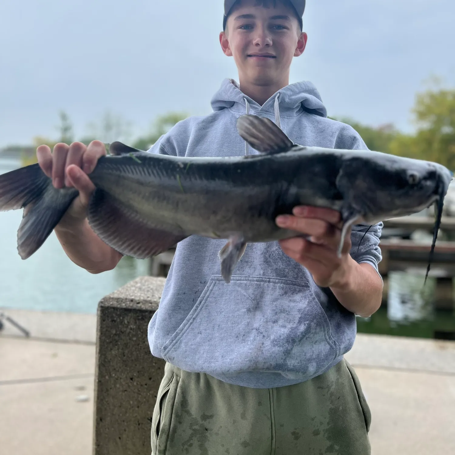 Channel catfish caught on Fishbrain
