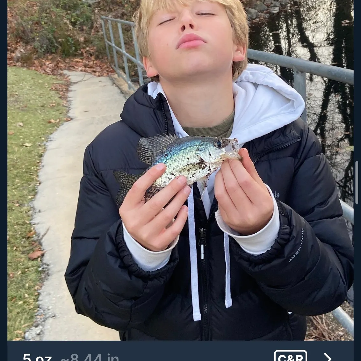 recently logged catches