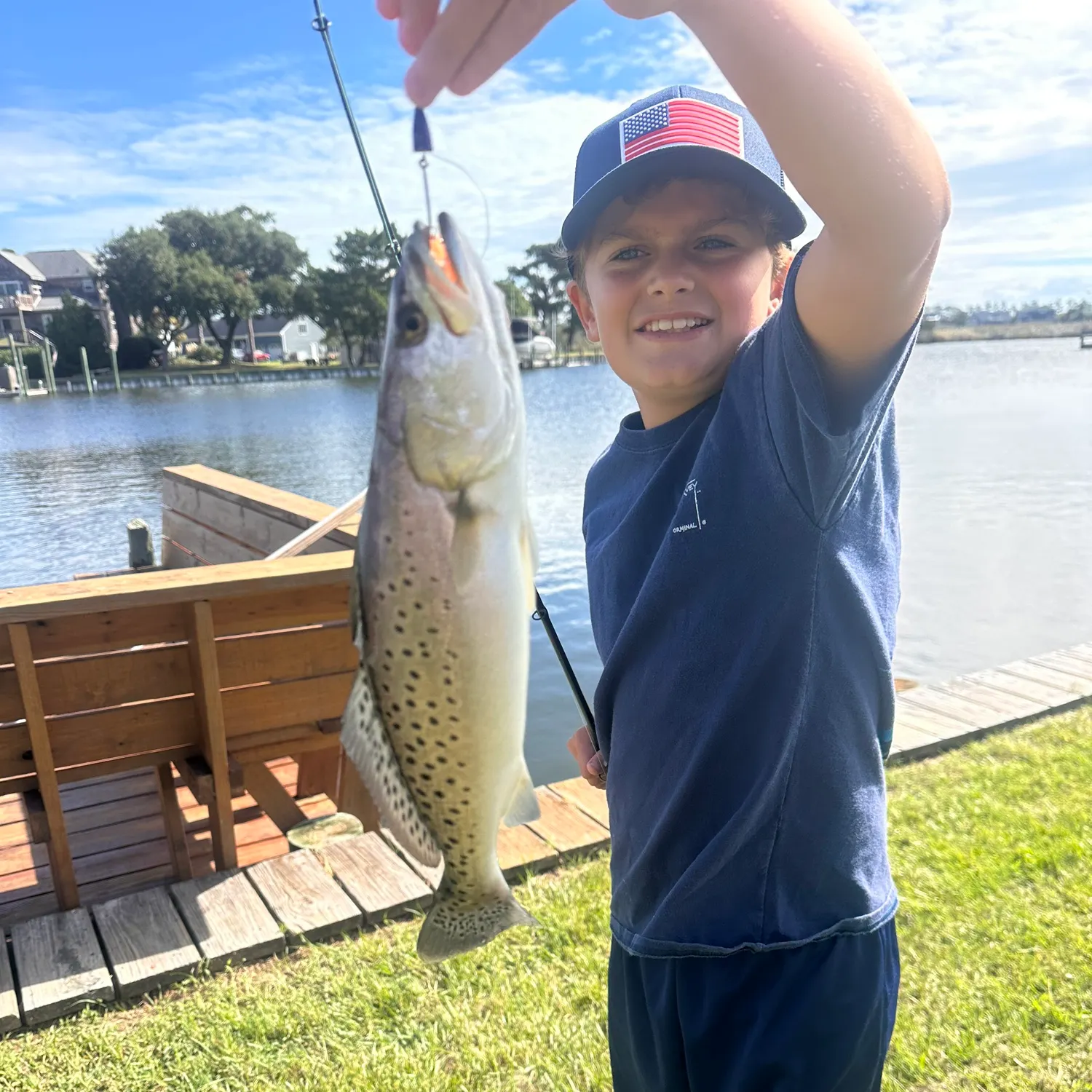 Spotted seatrout caught on Fishbrain