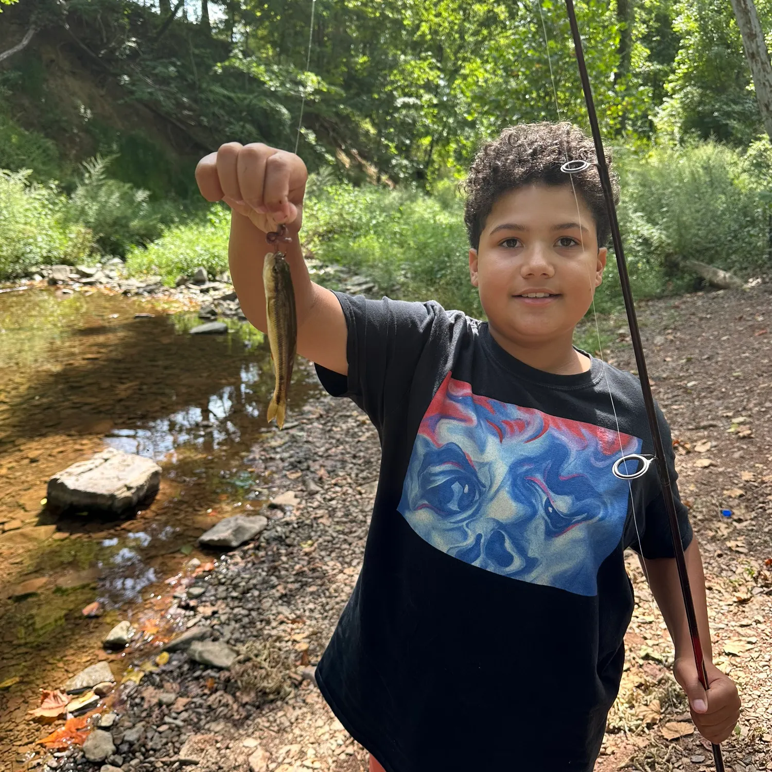 Creek chub caught on Fishbrain