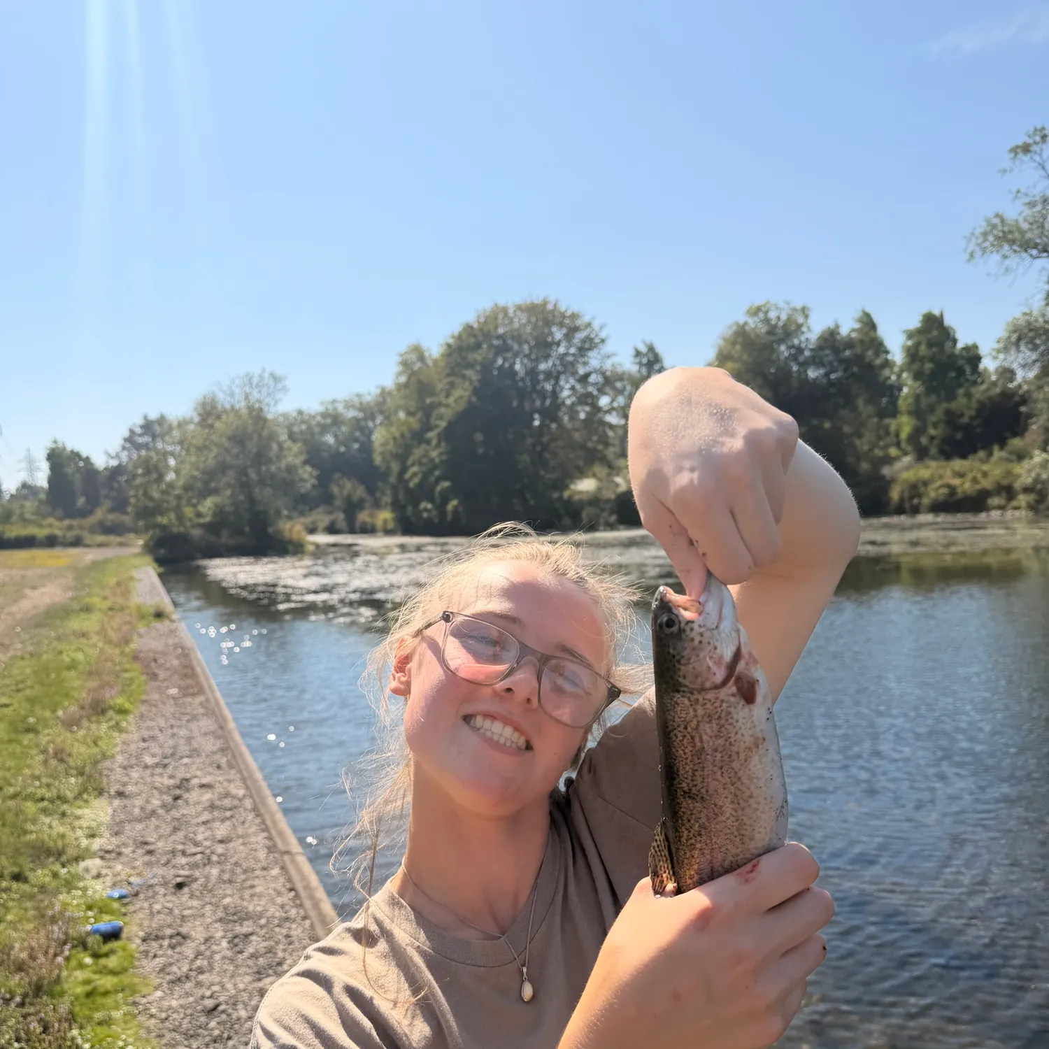 Rainbow trout caught on Fishbrain