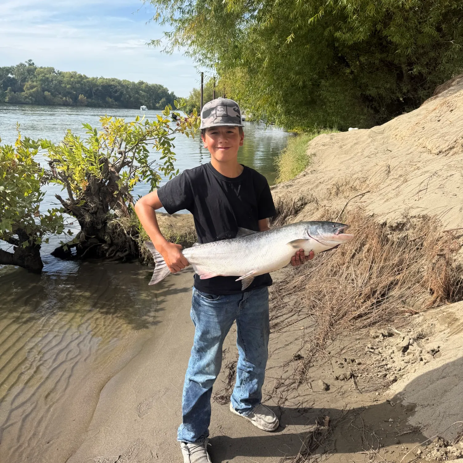 Chinook salmon caught on Fishbrain