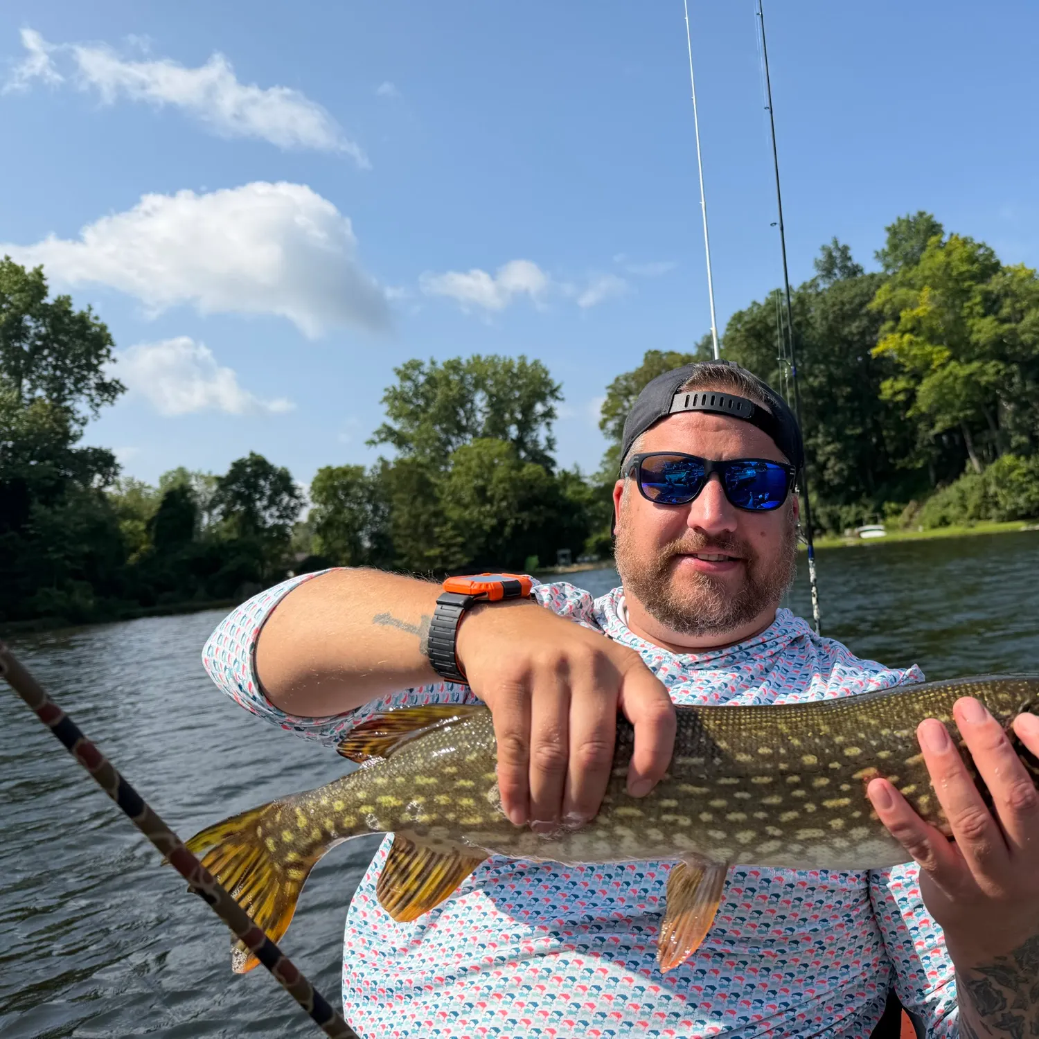 Northern pike caught on Fishbrain