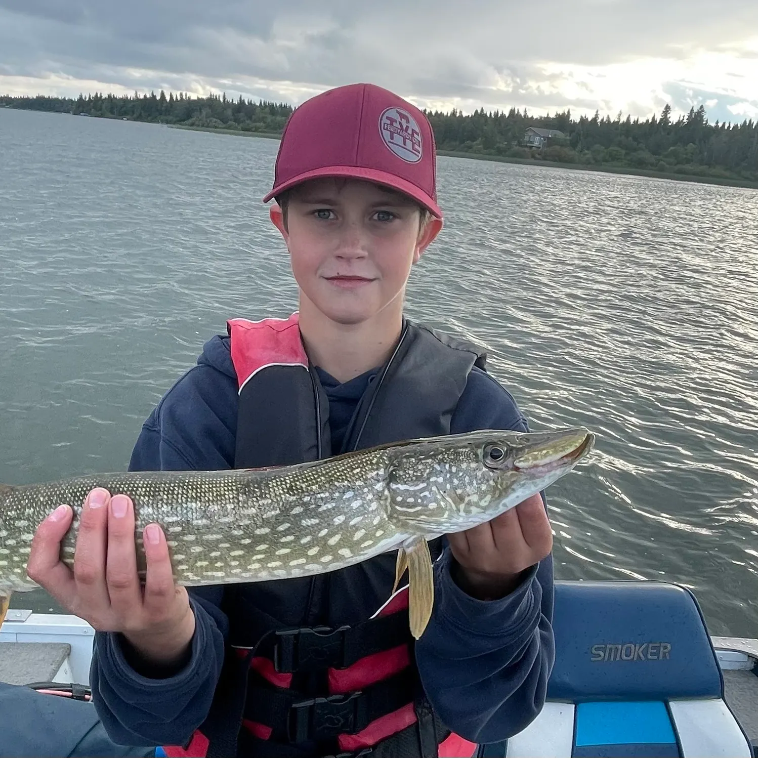 Northern pike caught on Fishbrain