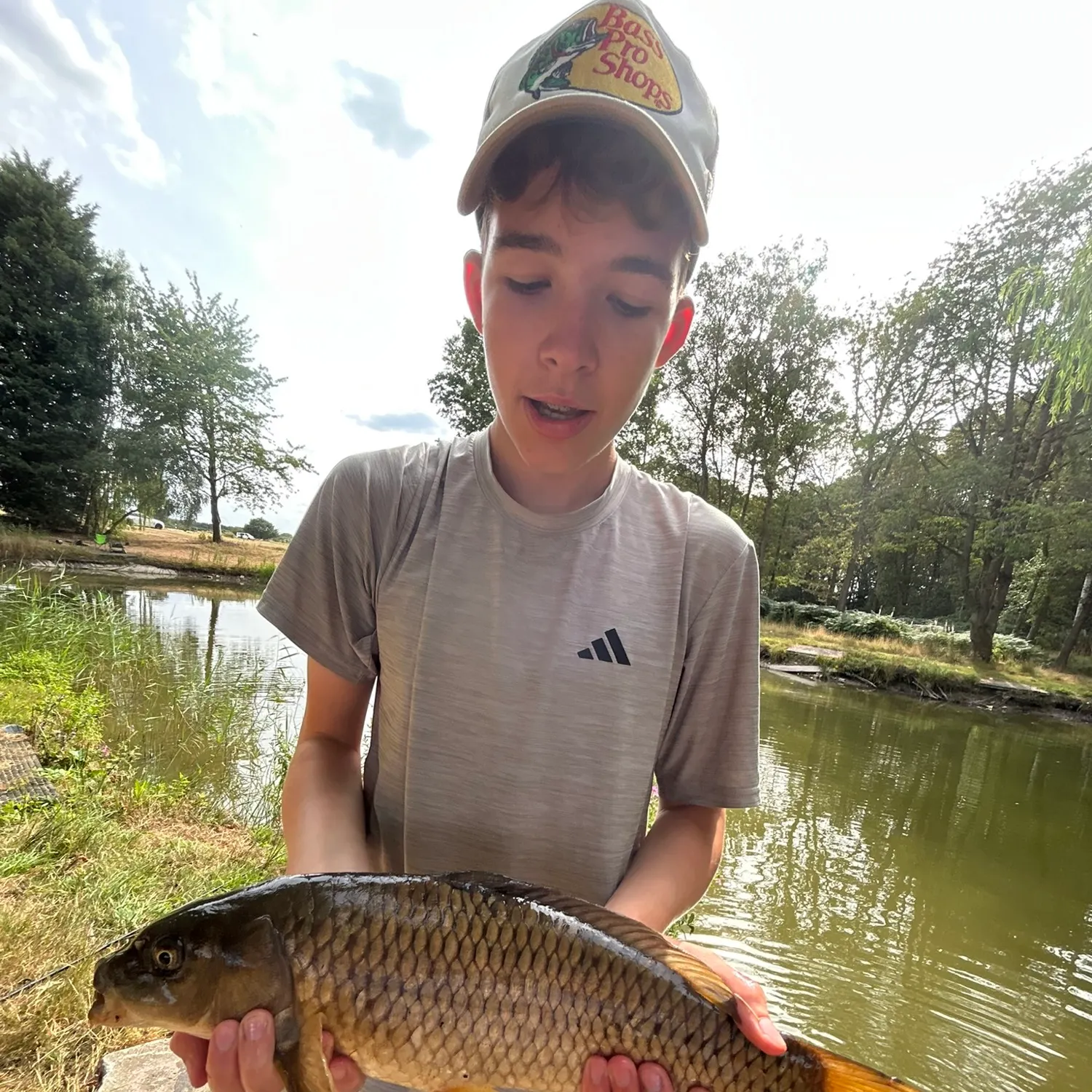 Common carp caught on Fishbrain