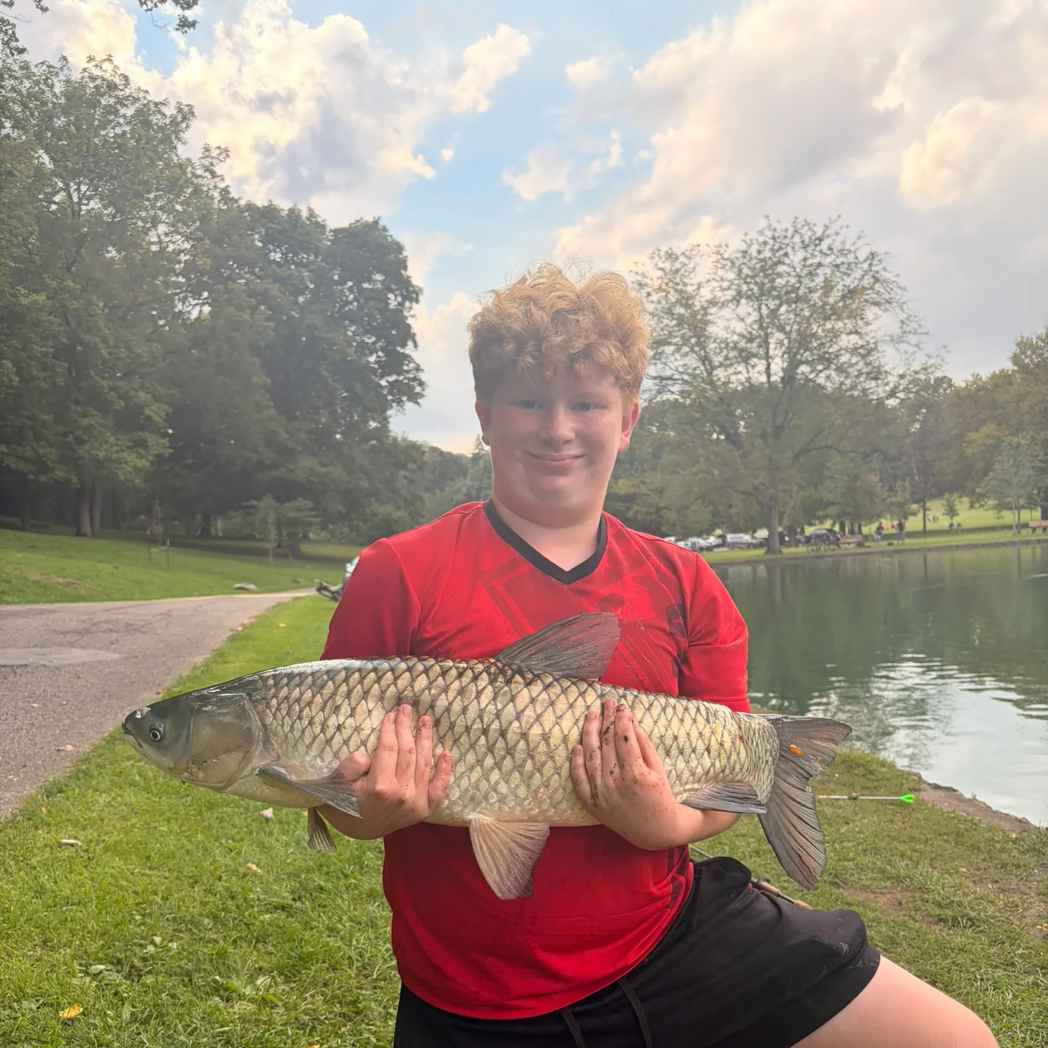 Grass carp caught on Fishbrain