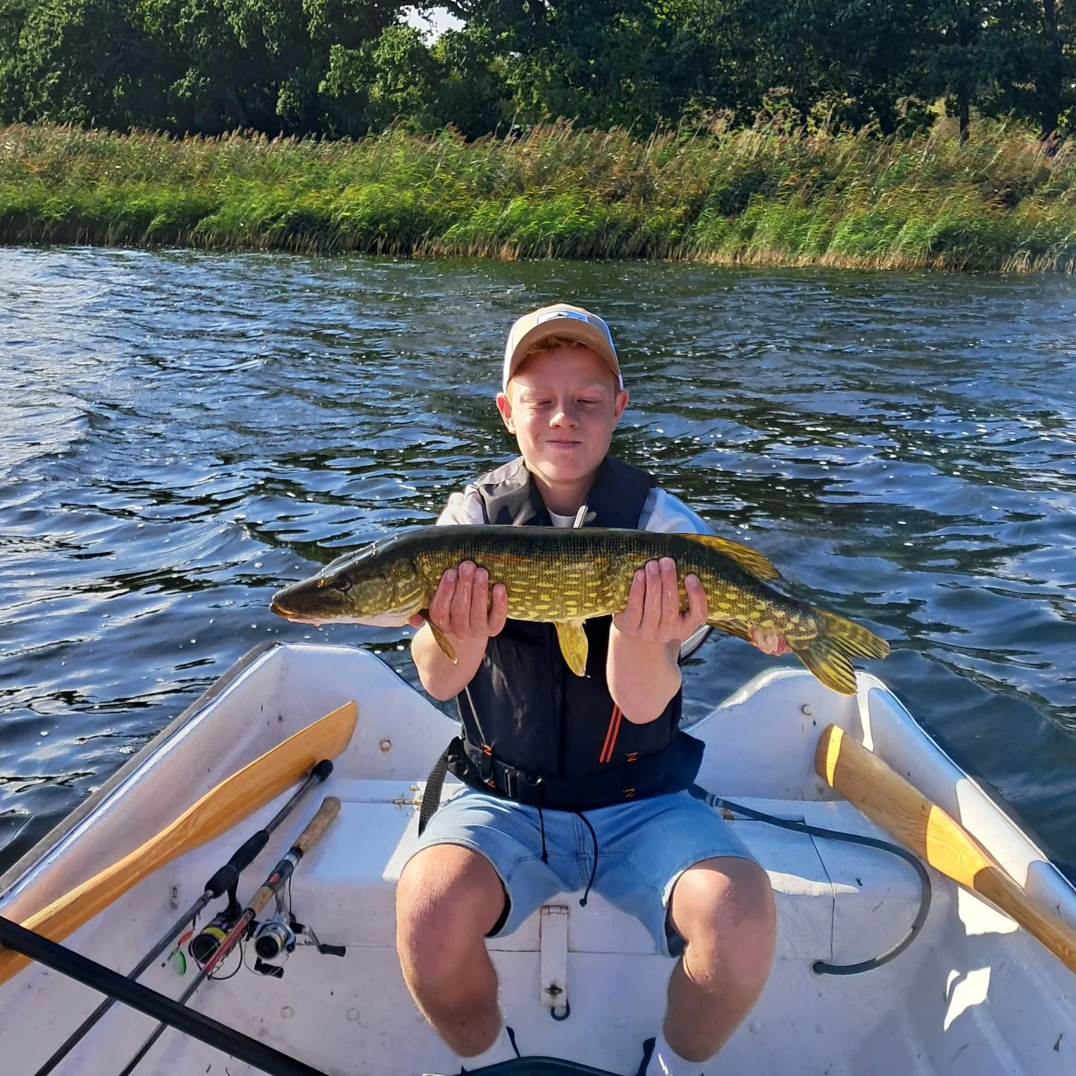 Northern pike caught on Fishbrain