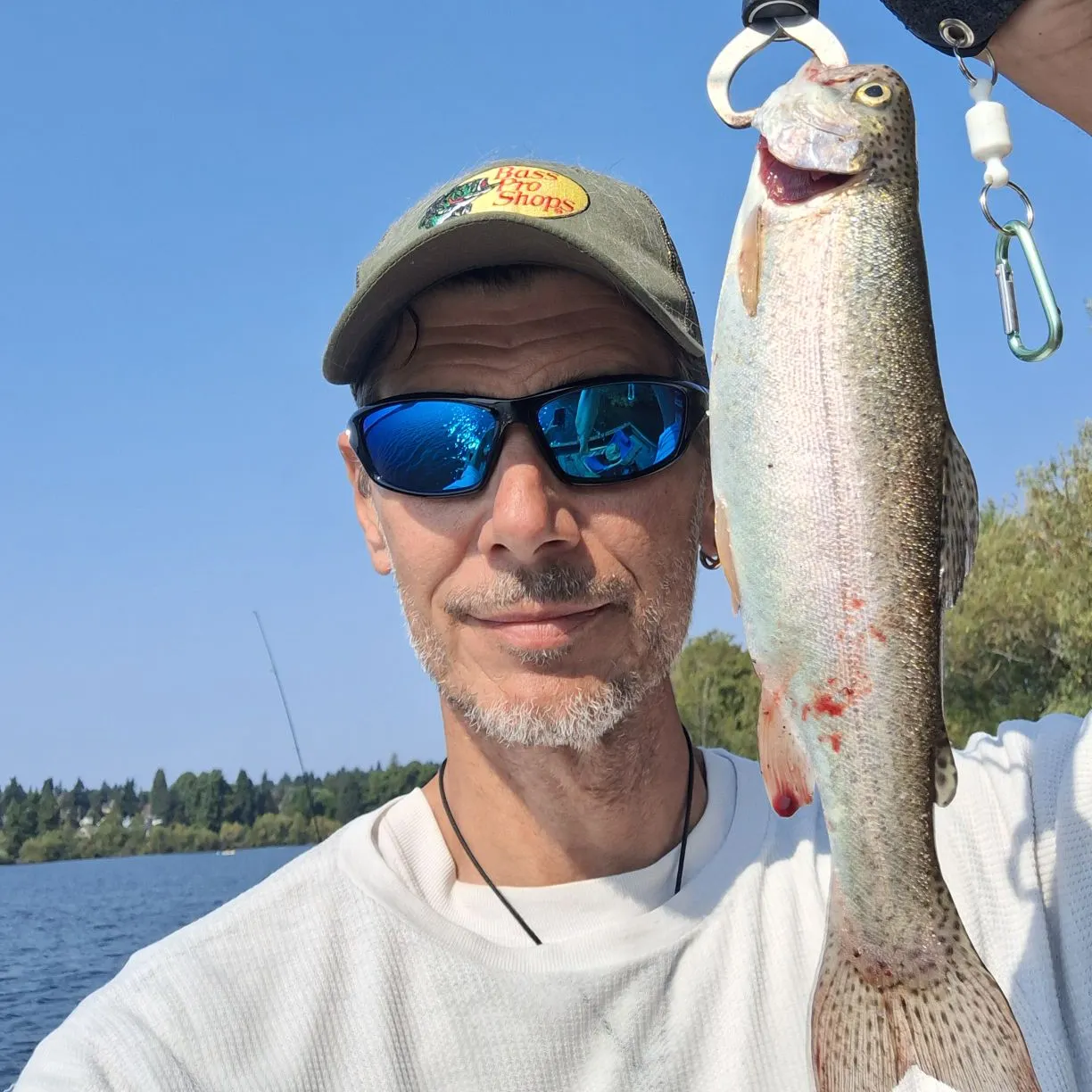 Rainbow trout caught on Fishbrain