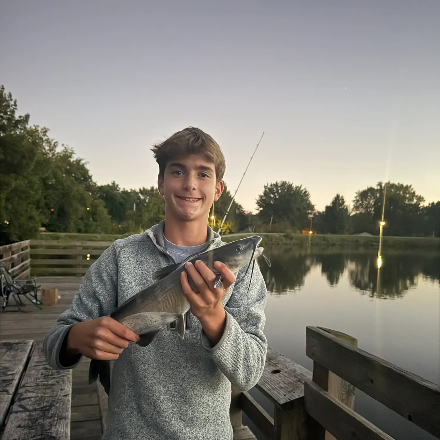 Channel catfish caught on Fishbrain