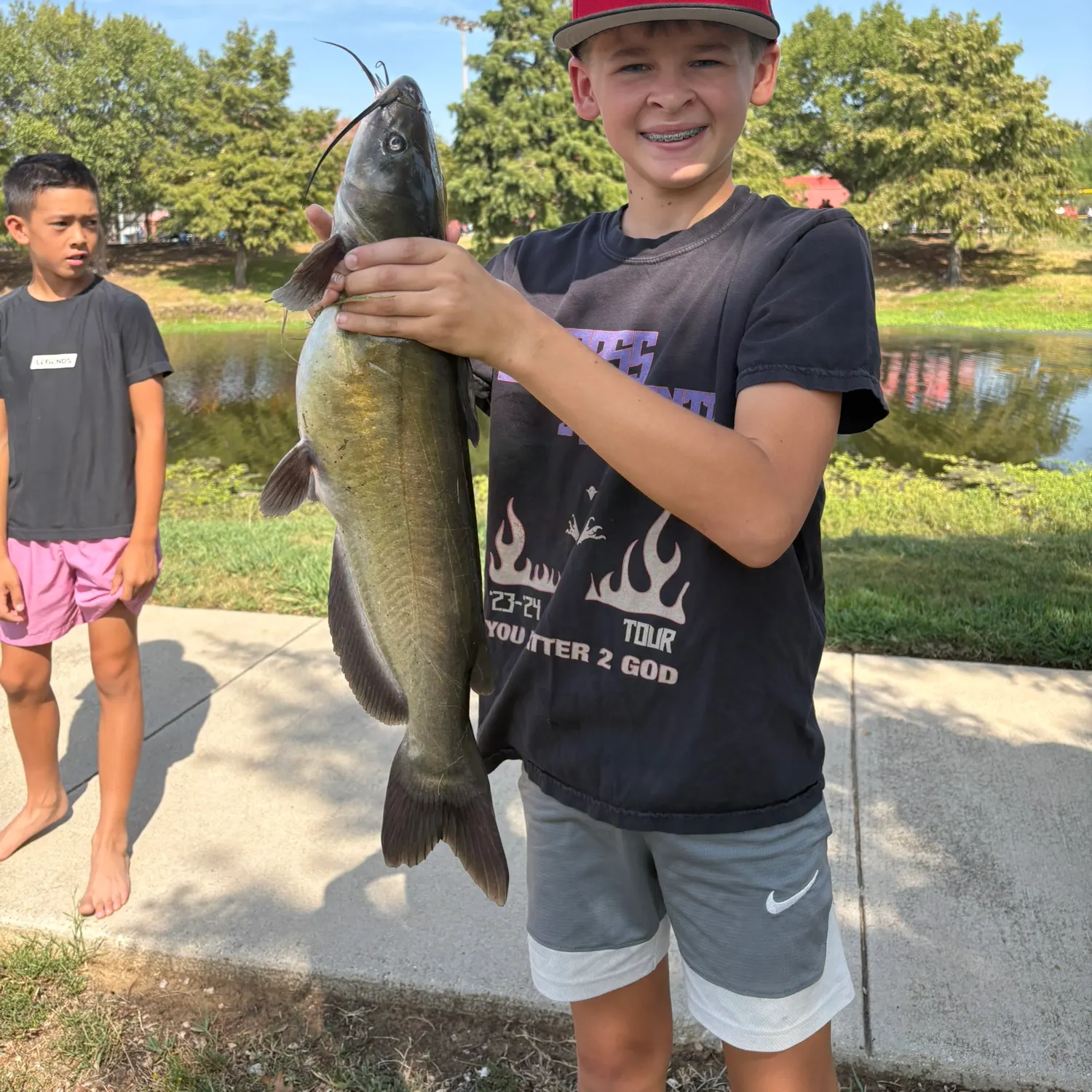 Channel catfish caught on Fishbrain
