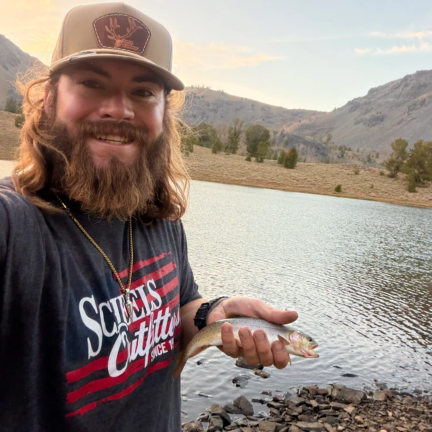 Cutbow caught on Fishbrain