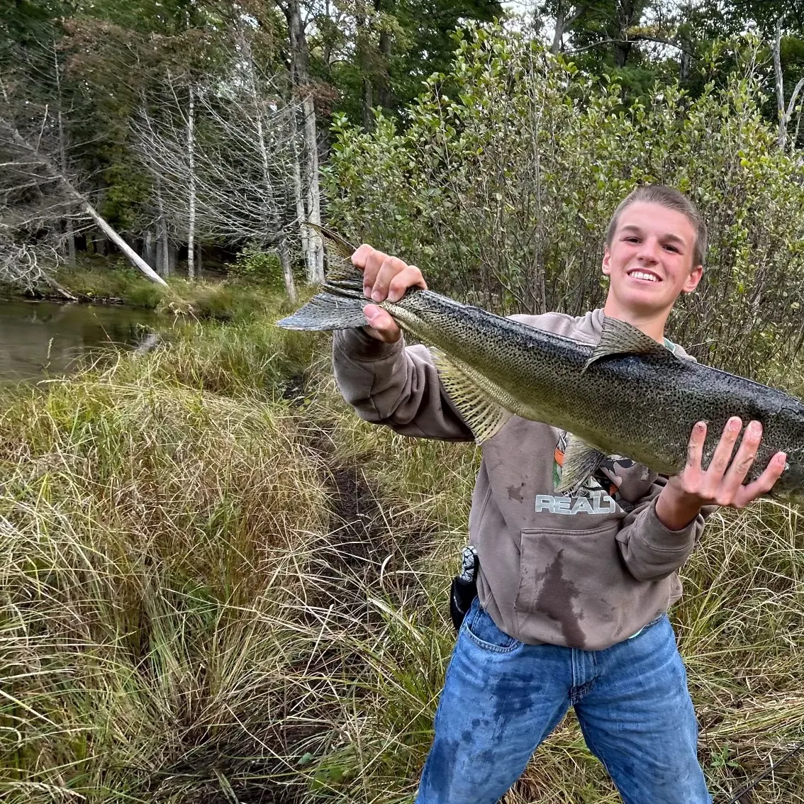 Chinook salmon caught on Fishbrain