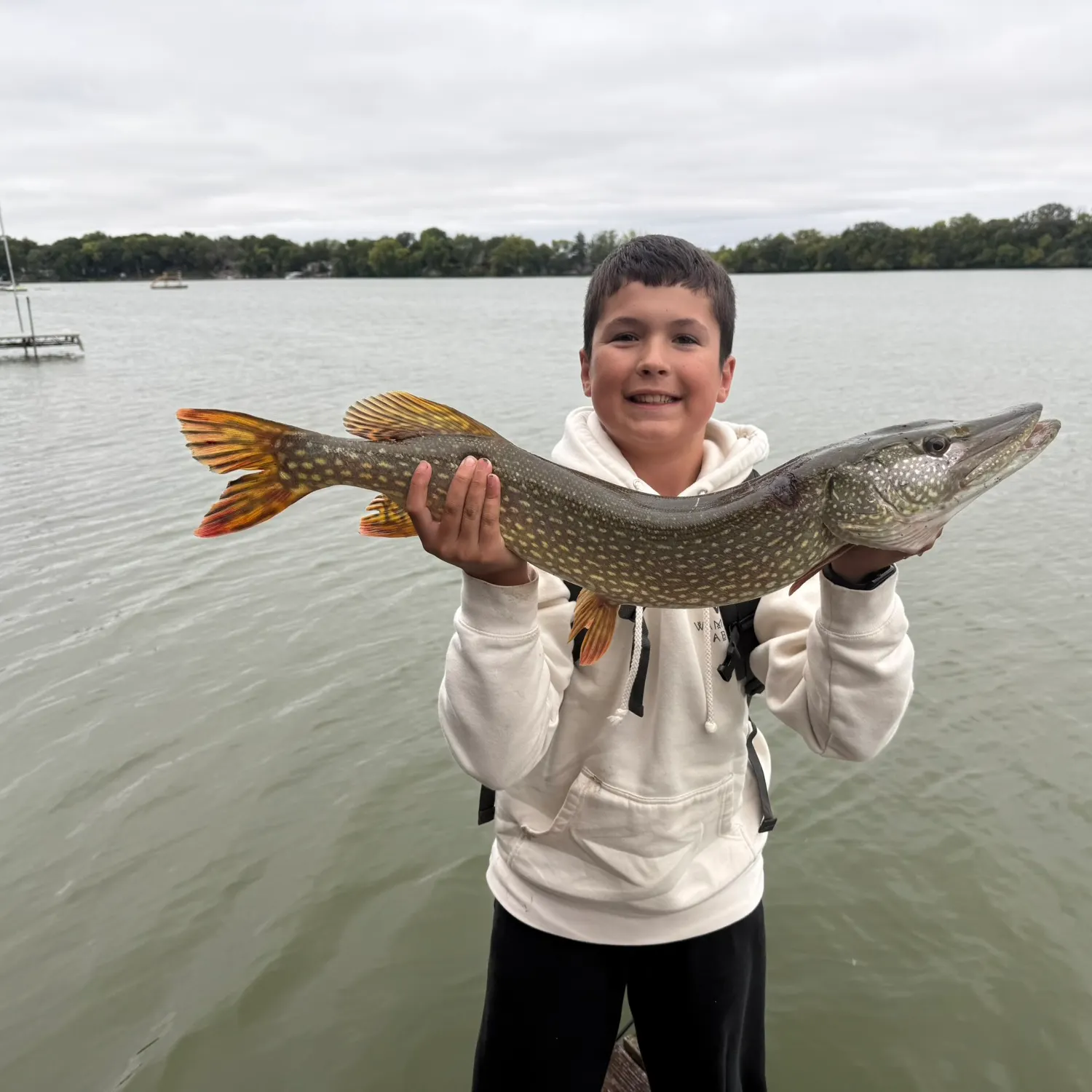 Northern pike caught on Fishbrain