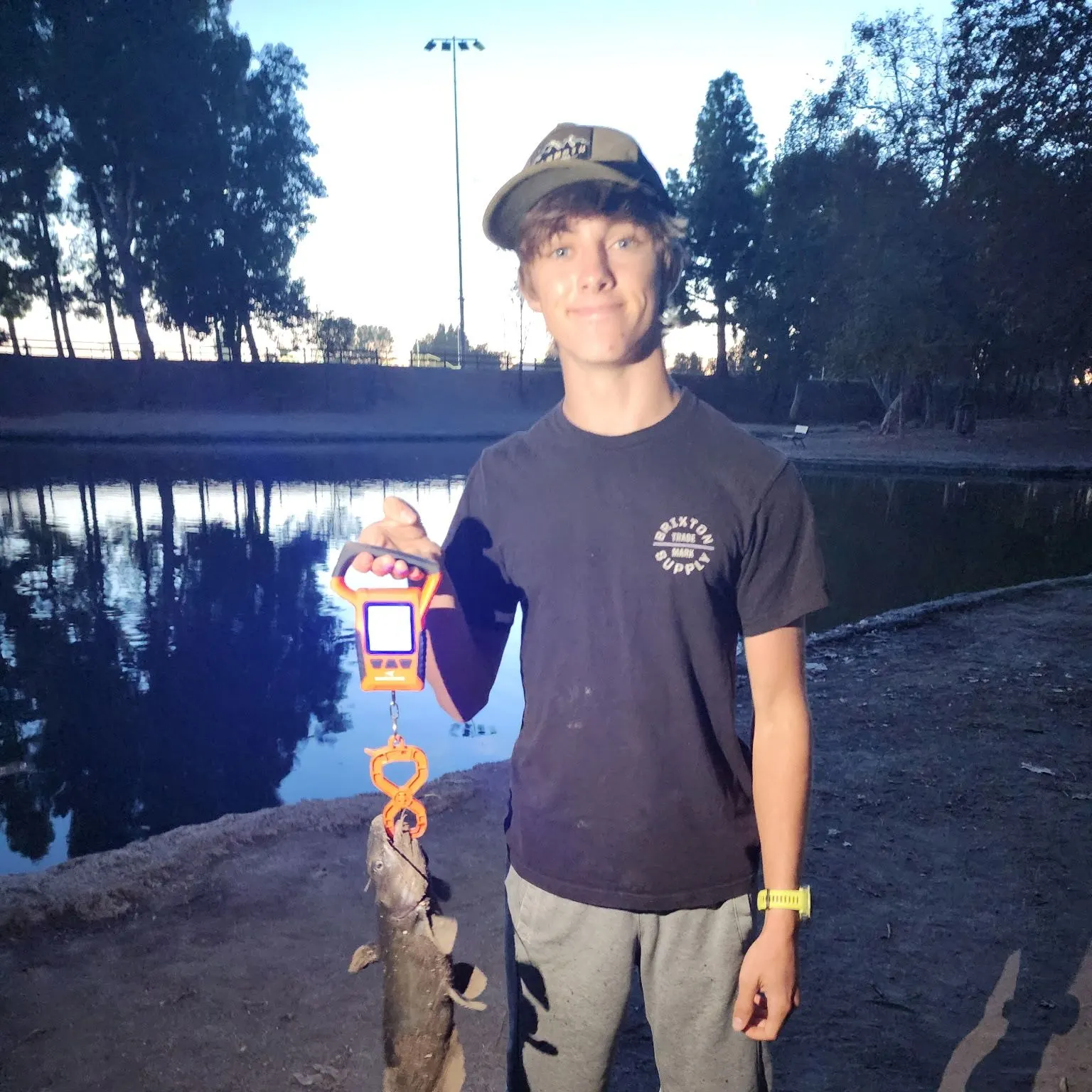 Channel catfish caught on Fishbrain