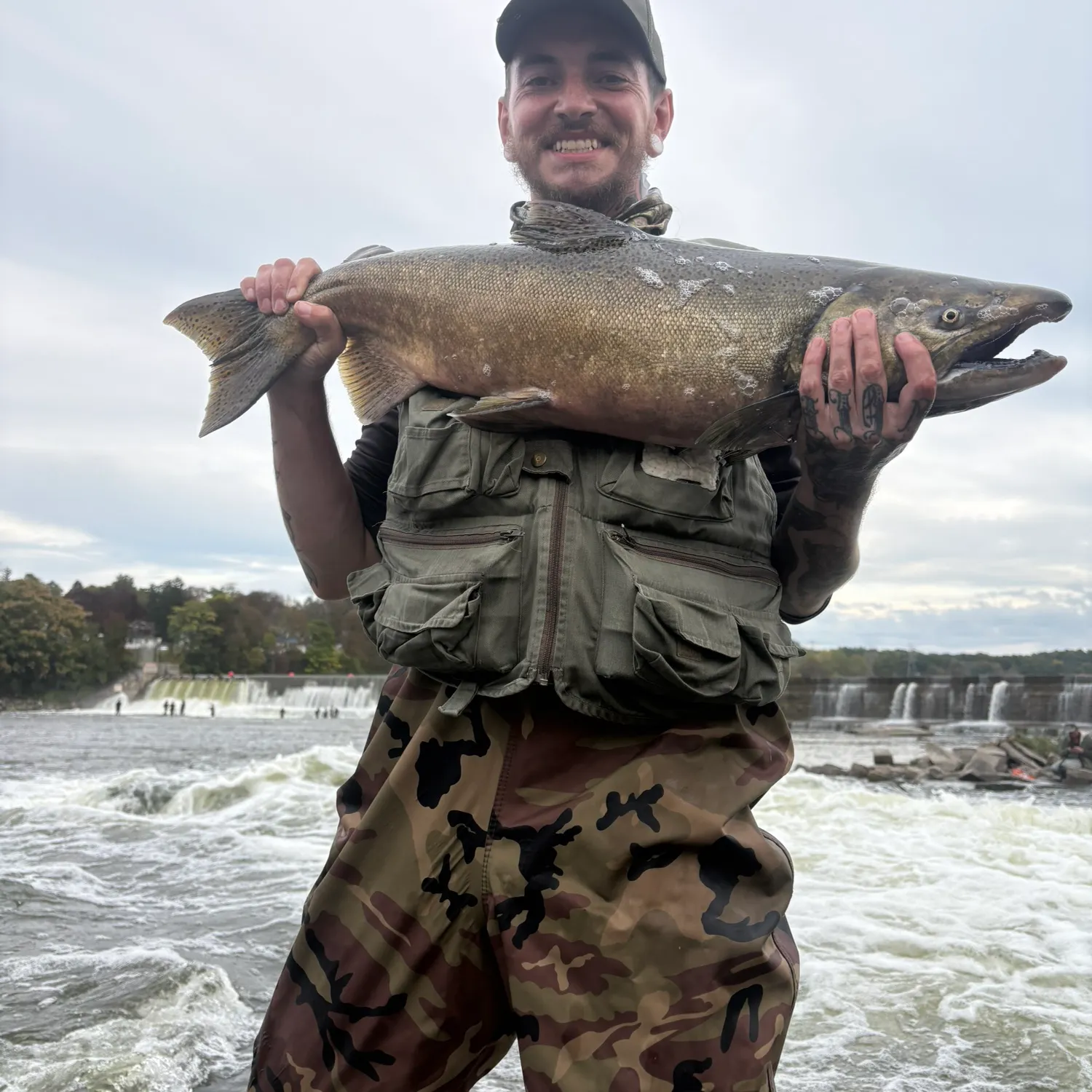 Chinook salmon caught on Fishbrain