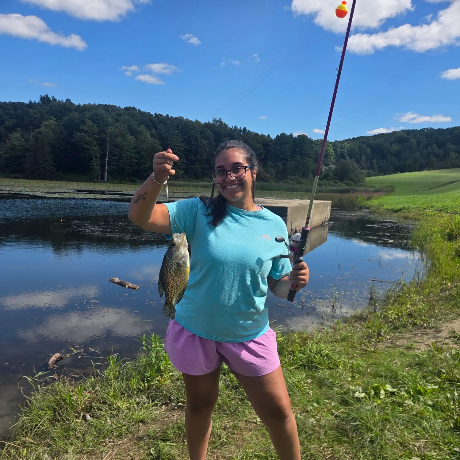 Black crappie caught on Fishbrain