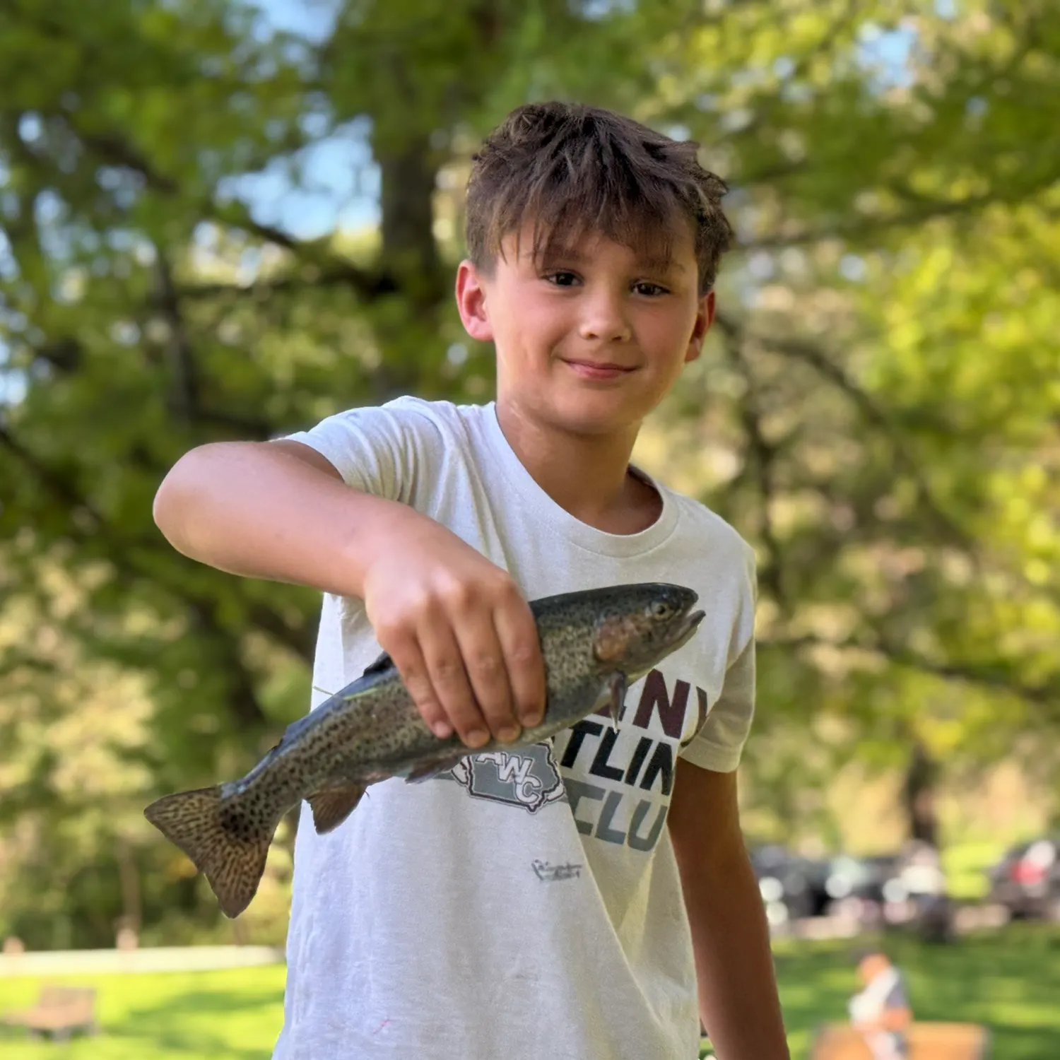 Rainbow trout caught on Fishbrain