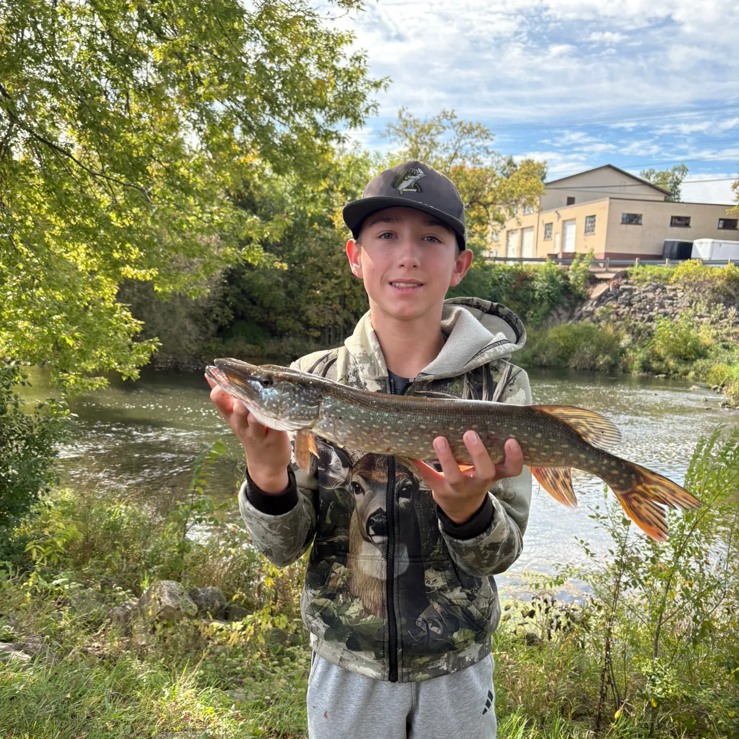 Northern pike caught on Fishbrain
