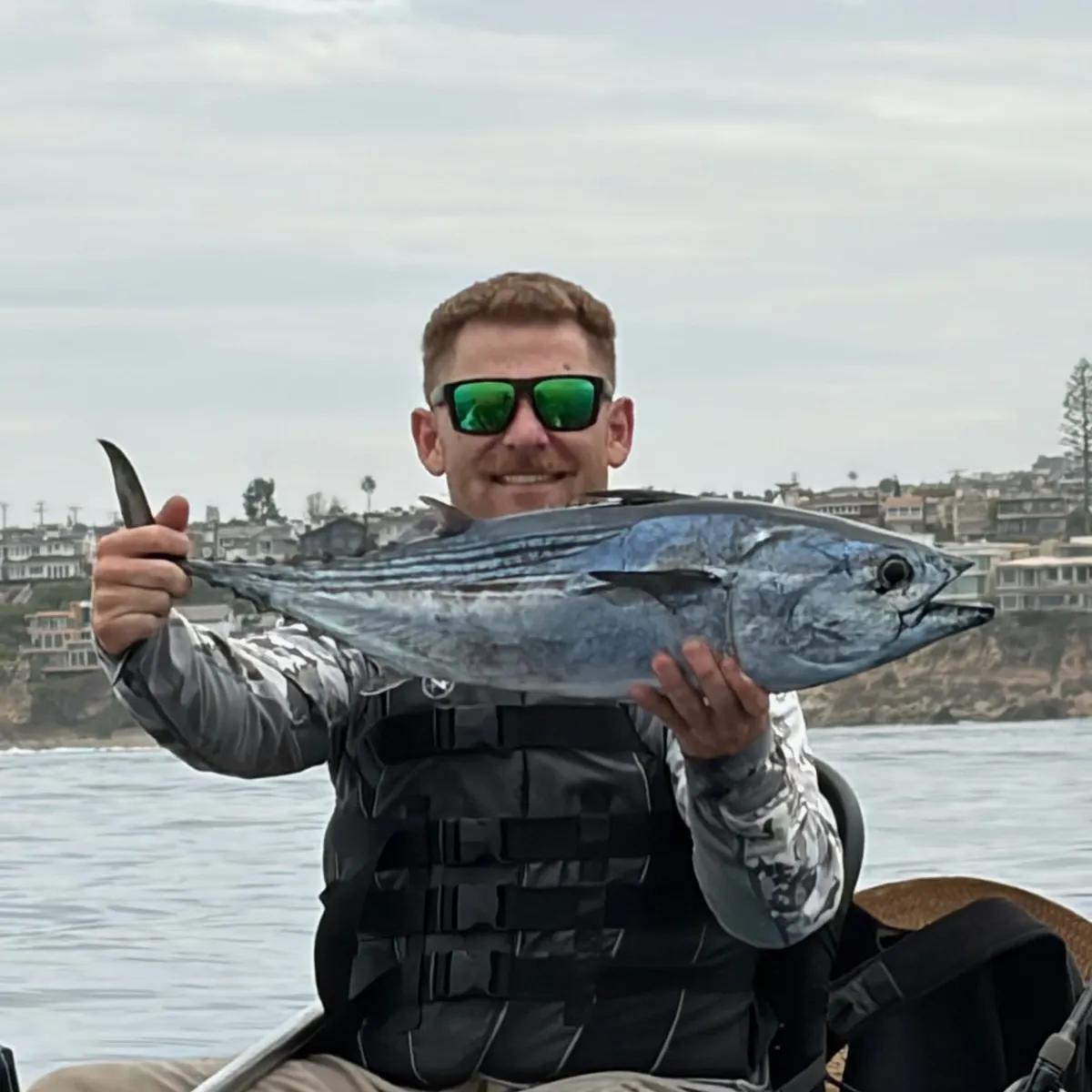 Skipjack tuna caught on Fishbrain