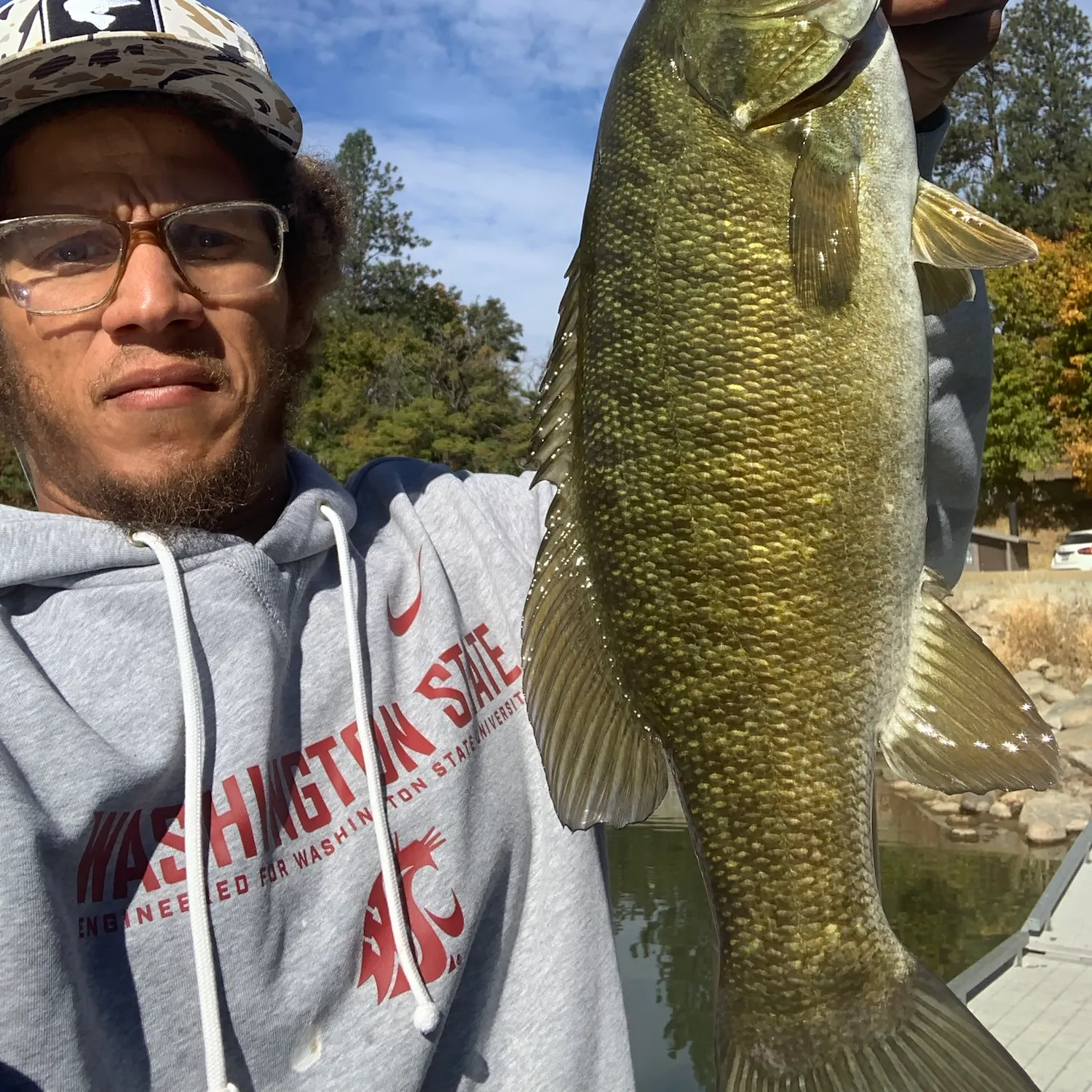 Smallmouth bass caught on Fishbrain