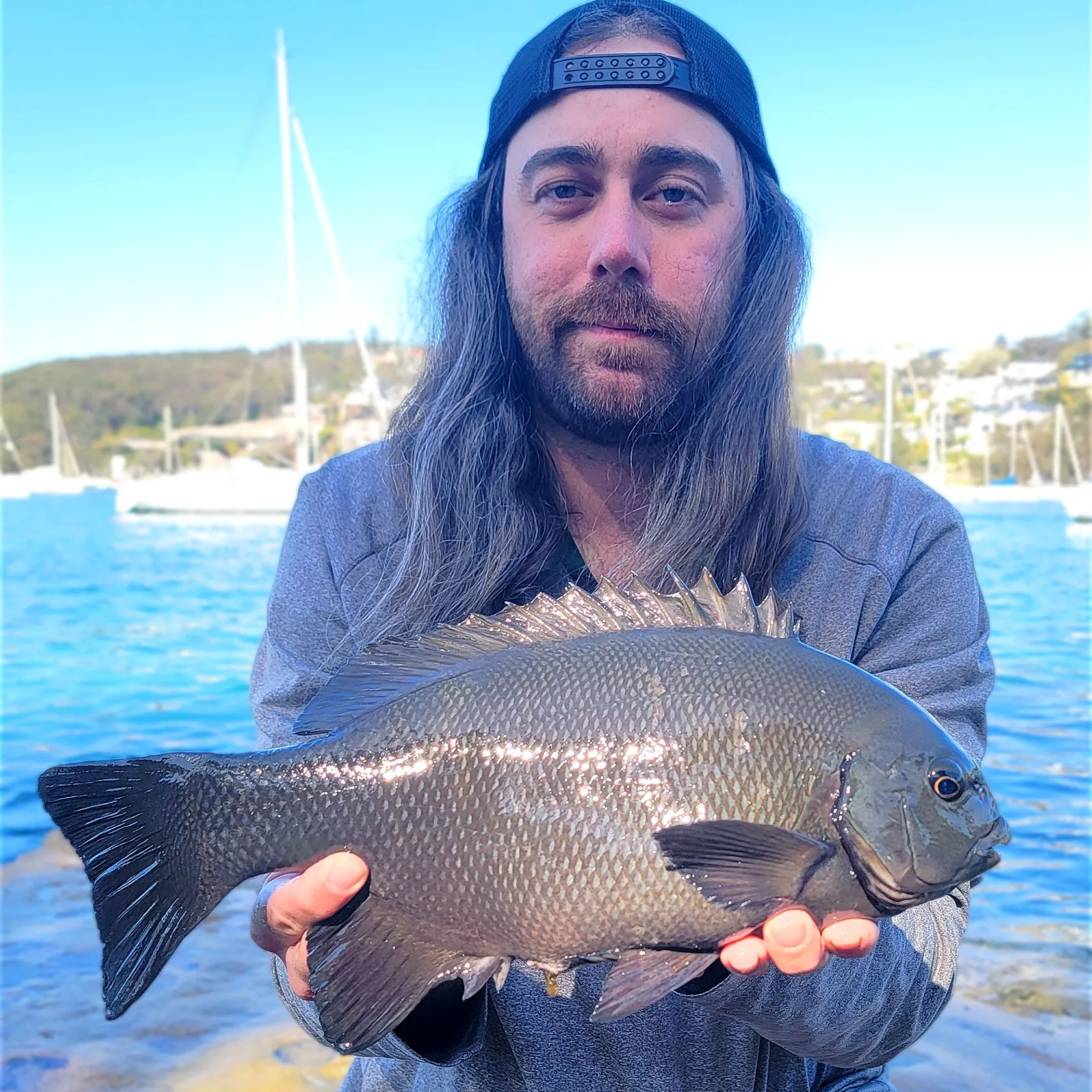 Black drummer caught on Fishbrain