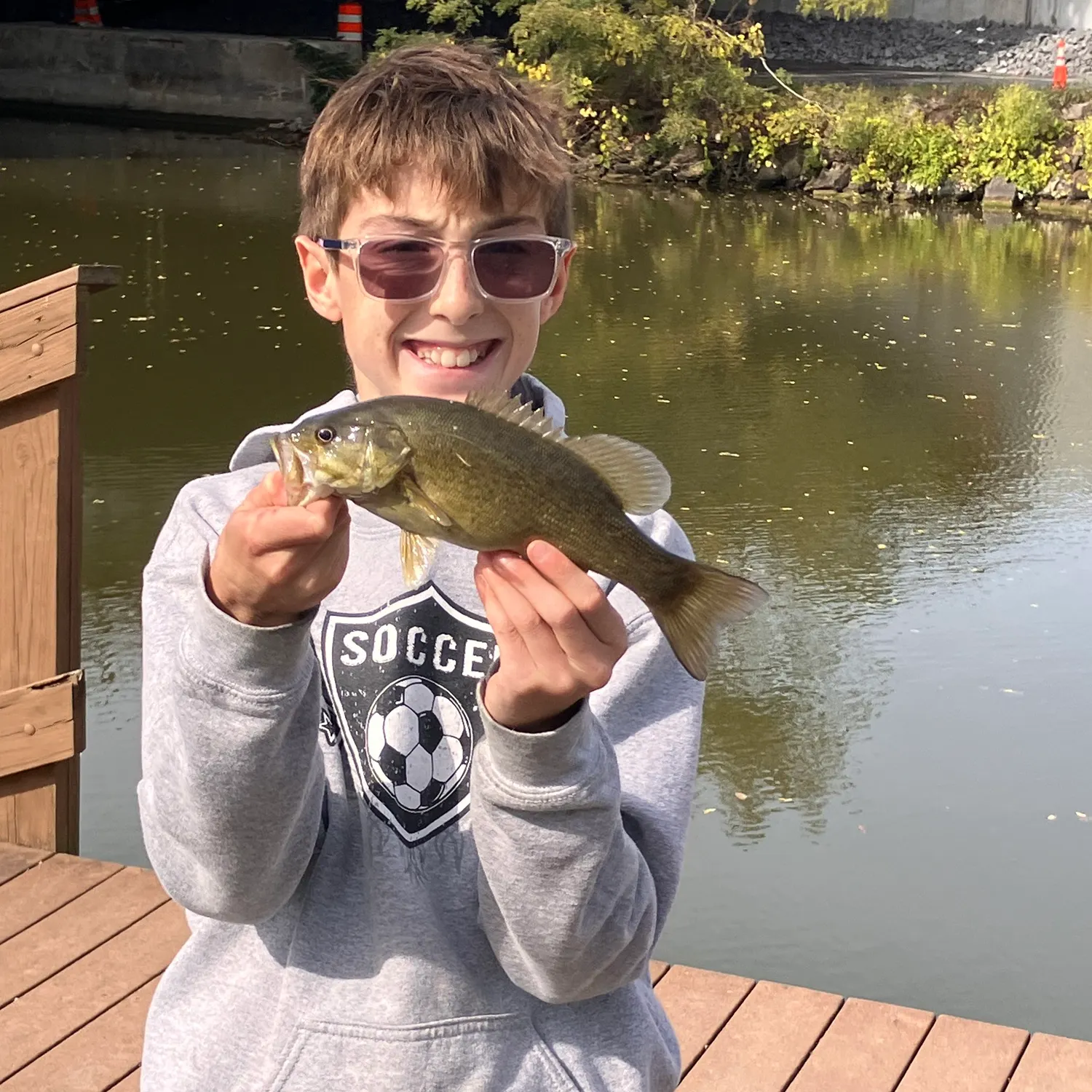 Smallmouth bass caught on Fishbrain