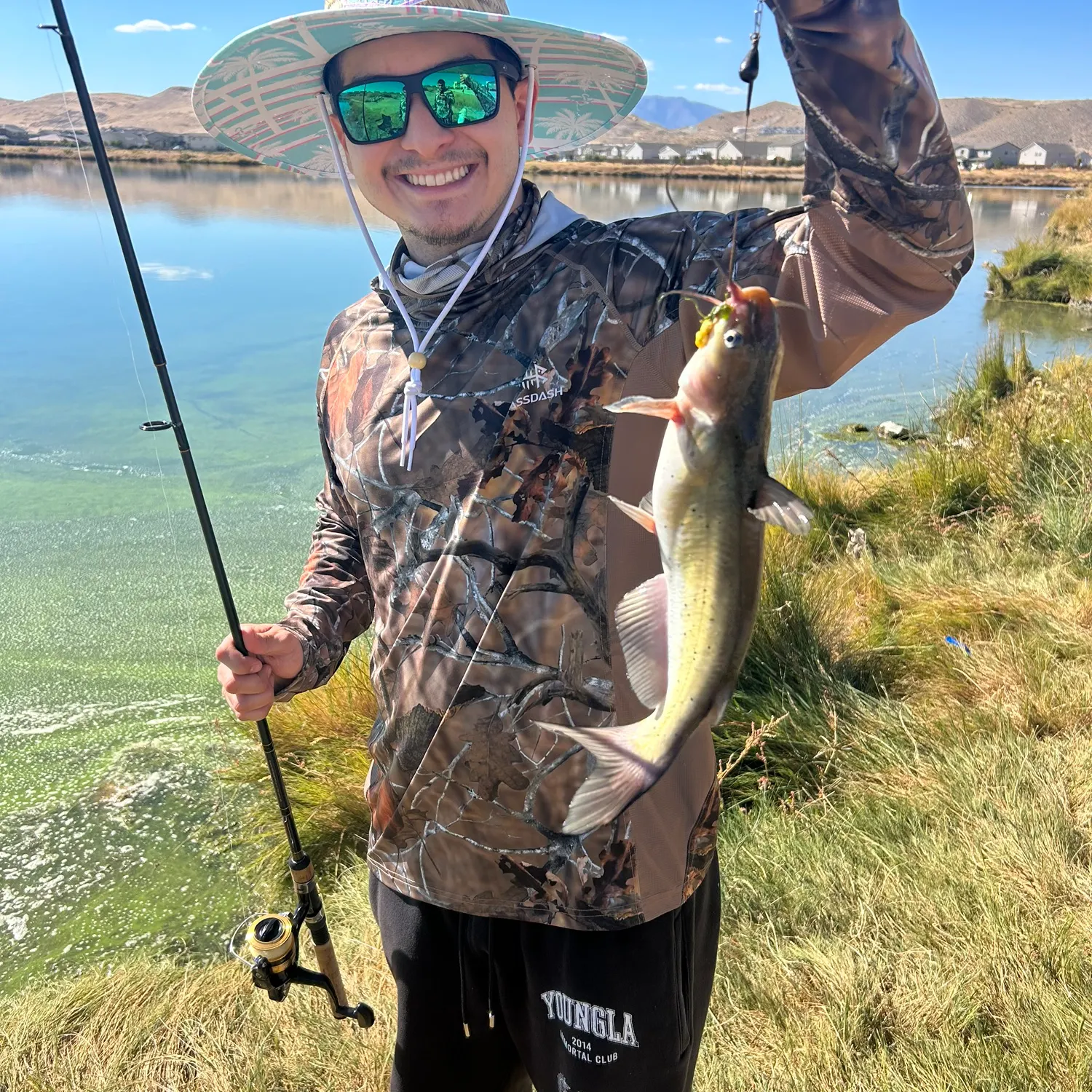 Channel catfish caught on Fishbrain