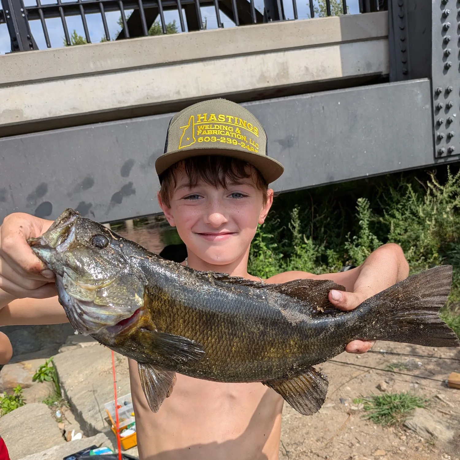 Smallmouth bass caught on Fishbrain
