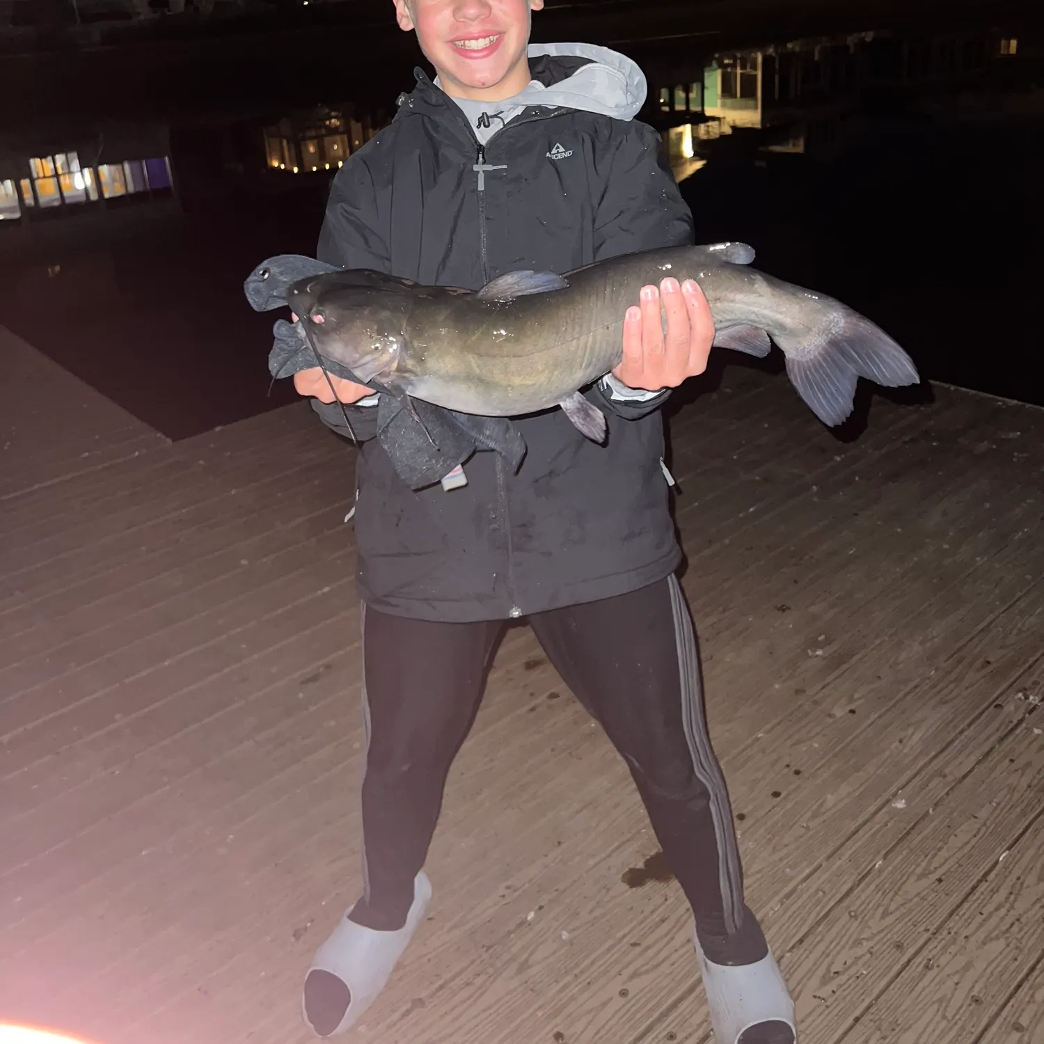 Channel catfish caught on Fishbrain