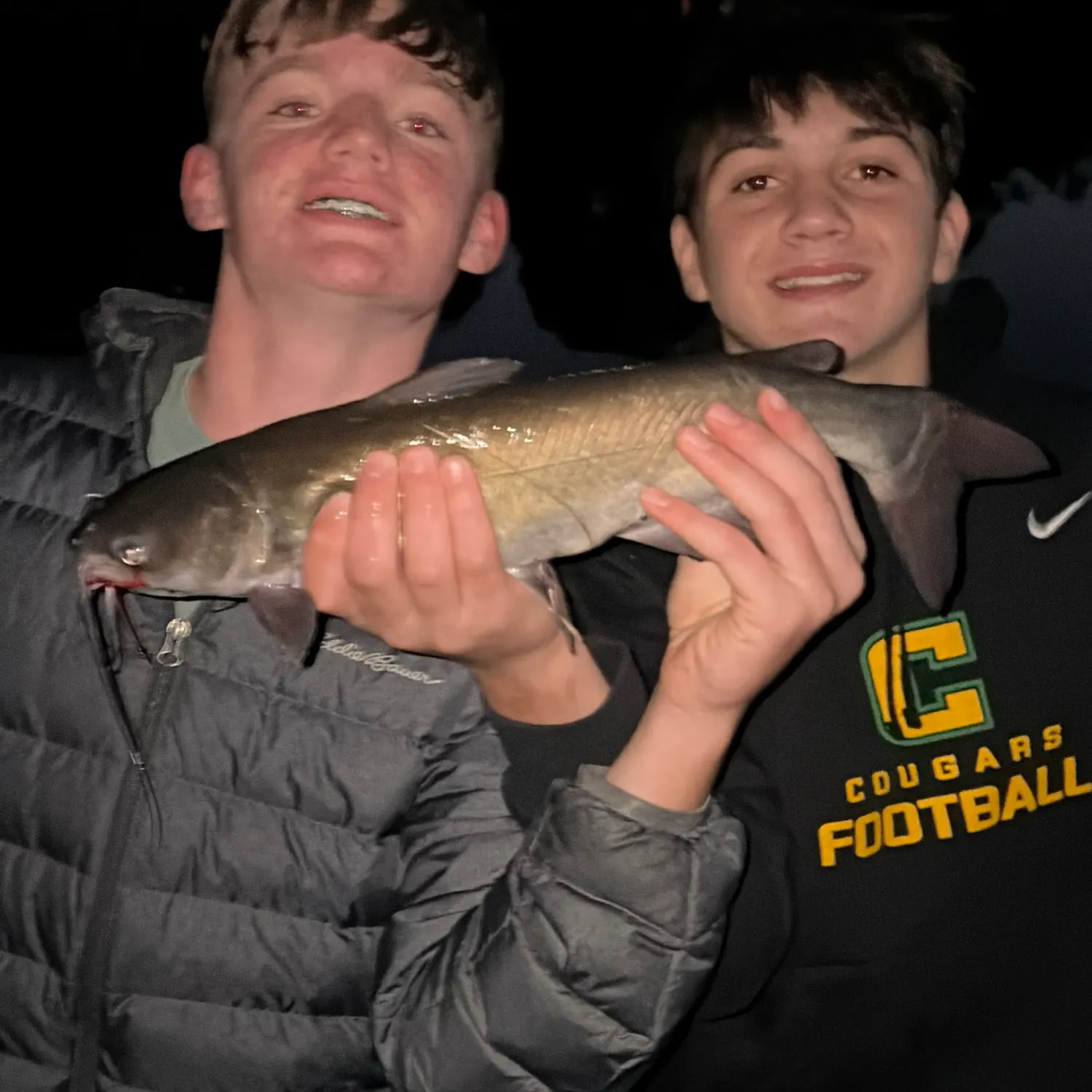 Channel catfish caught on Fishbrain