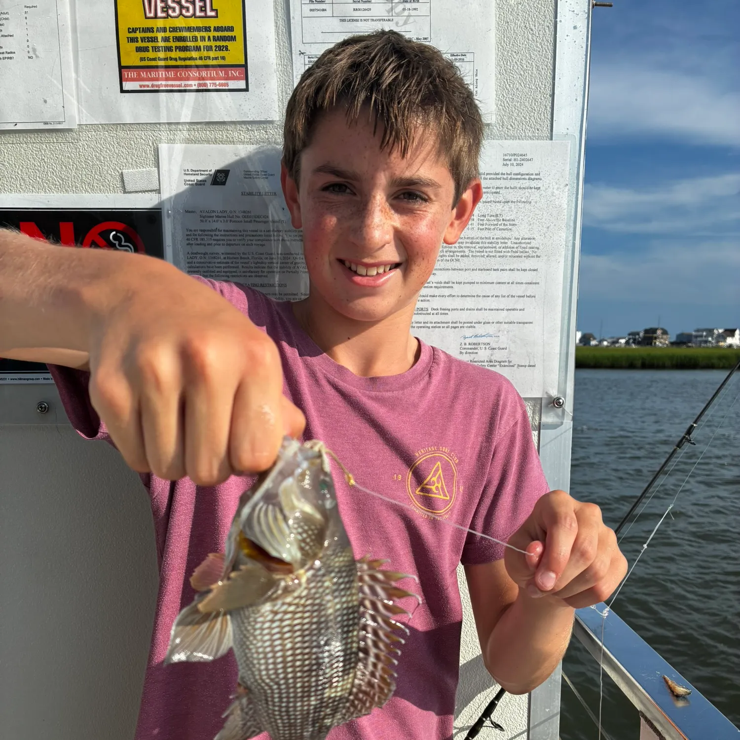 recently logged catches