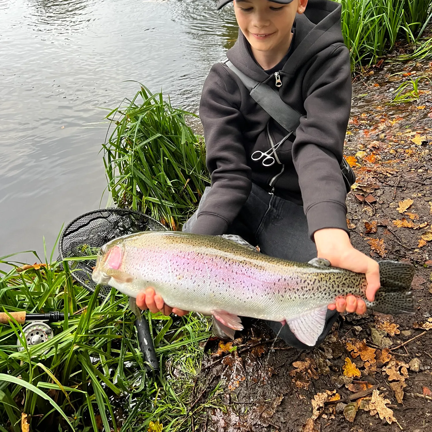 Rainbow trout caught on Fishbrain