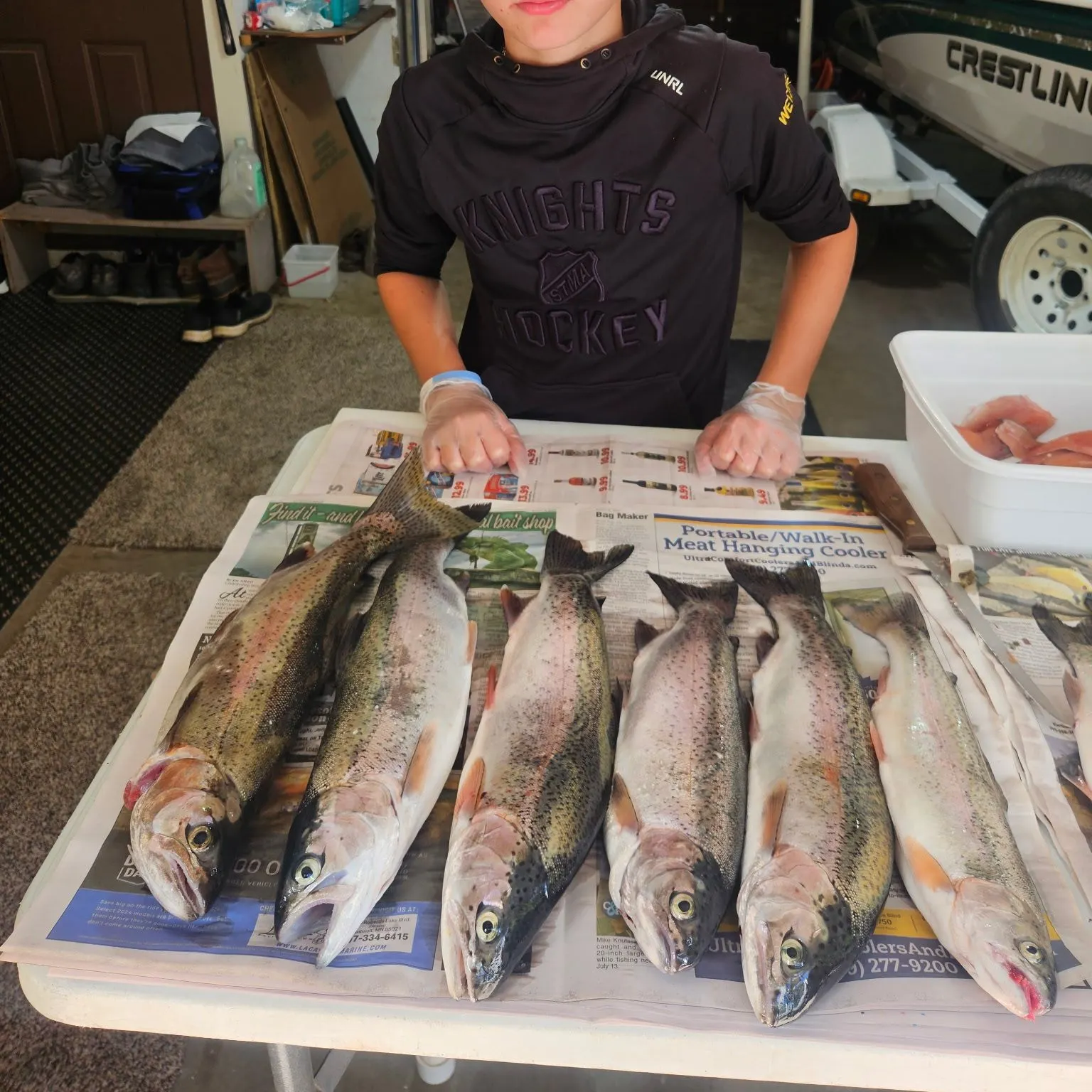 recently logged catches