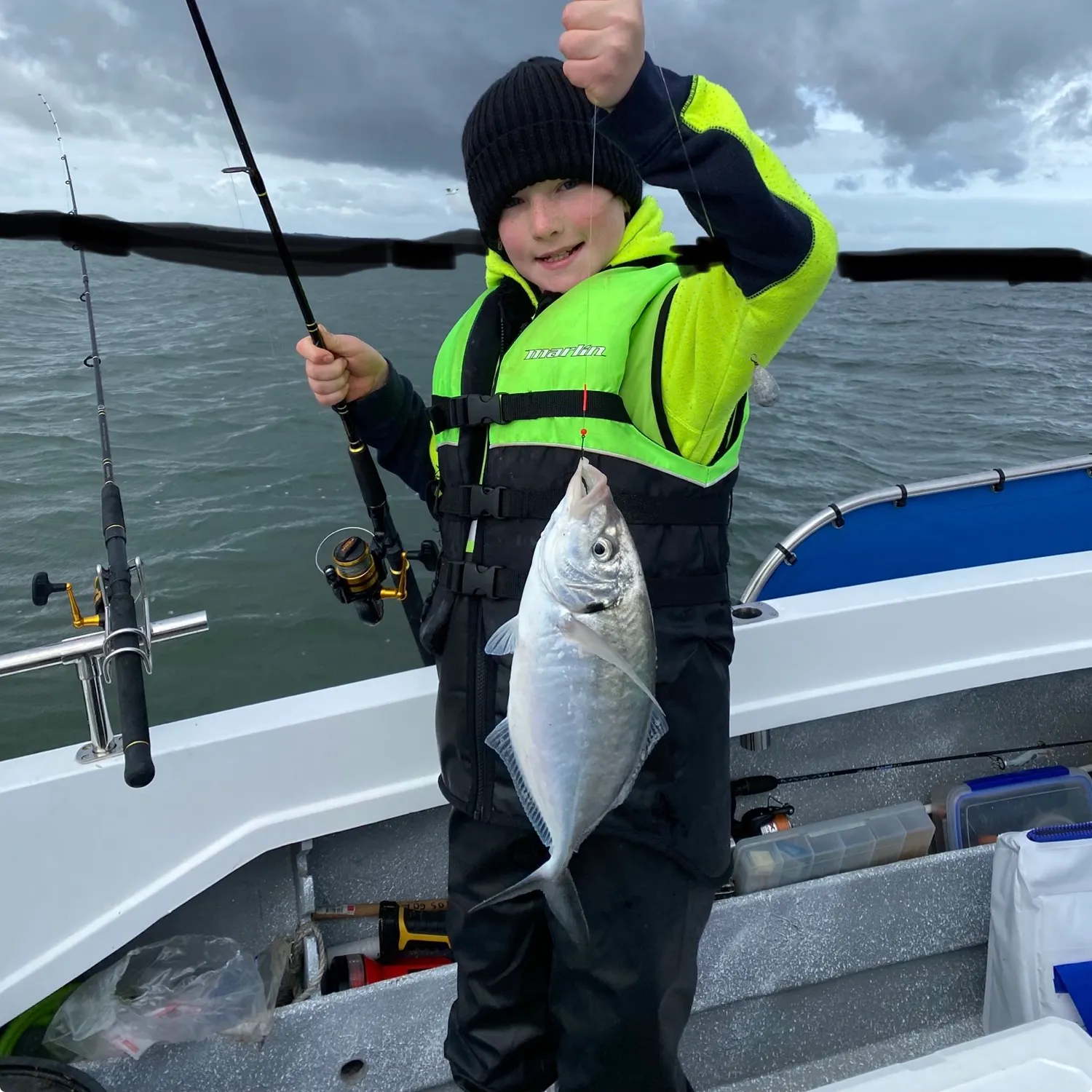 White trevally caught on Fishbrain