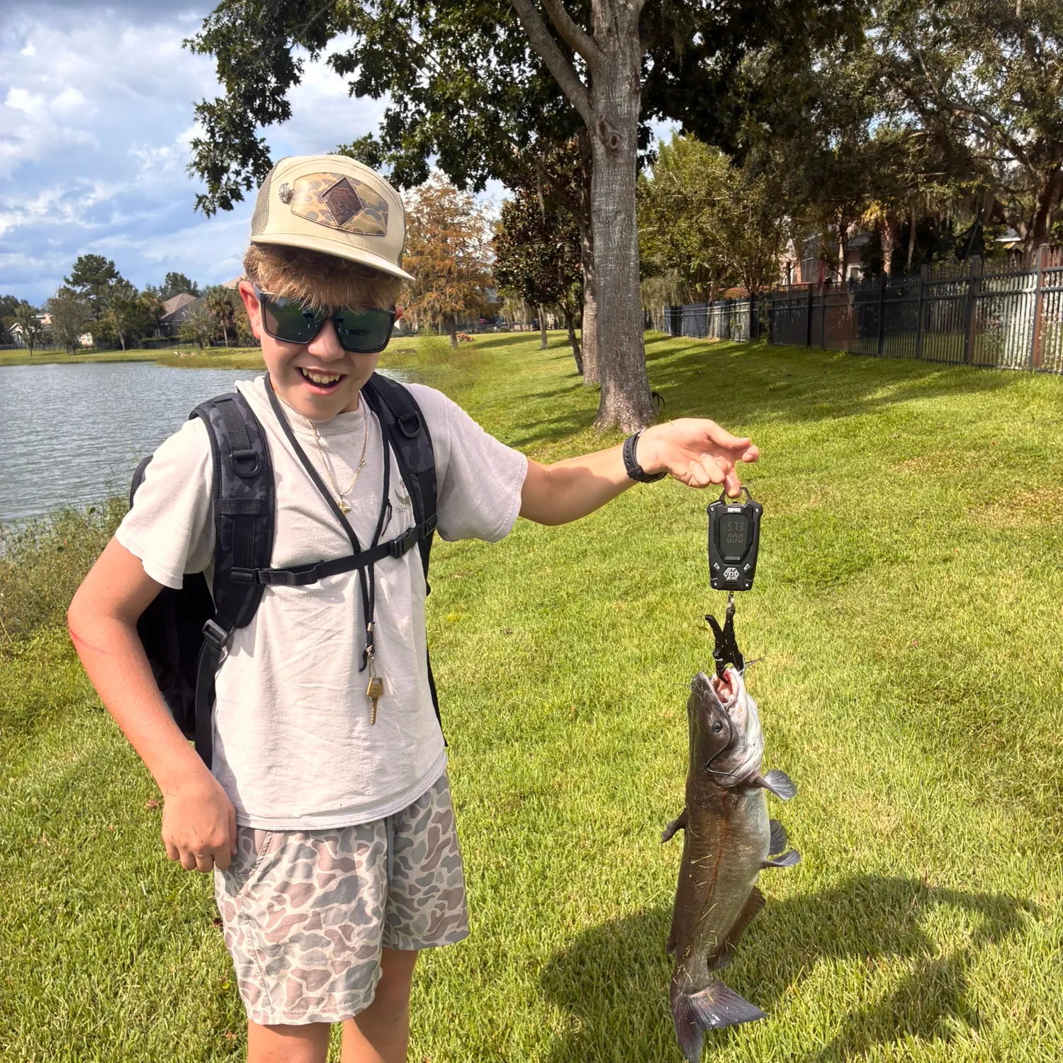 Channel catfish caught on Fishbrain
