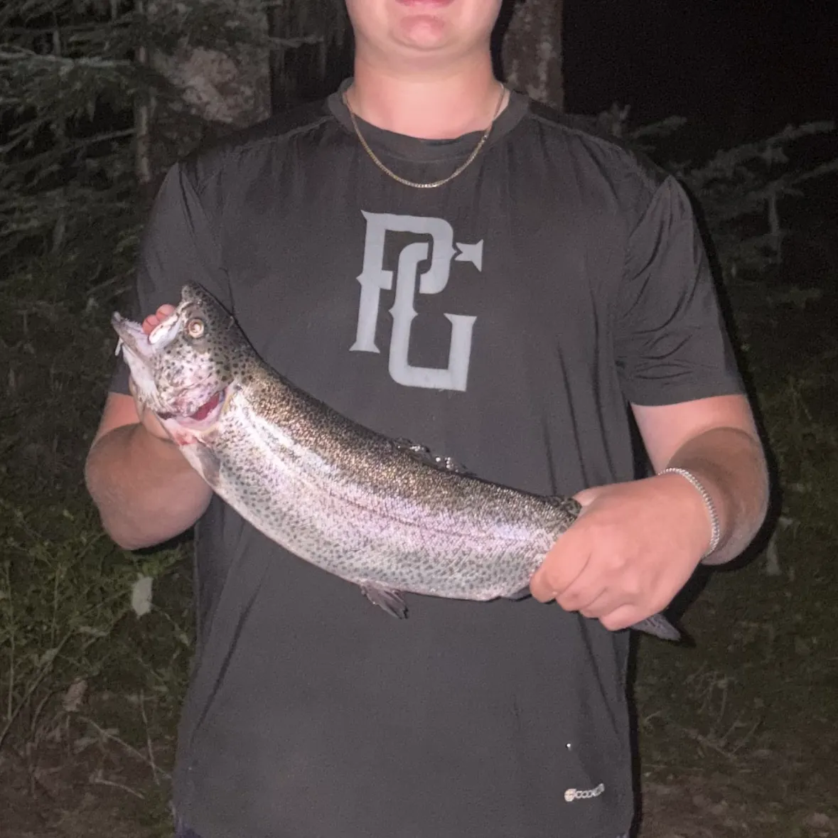 Rainbow trout caught on Fishbrain
