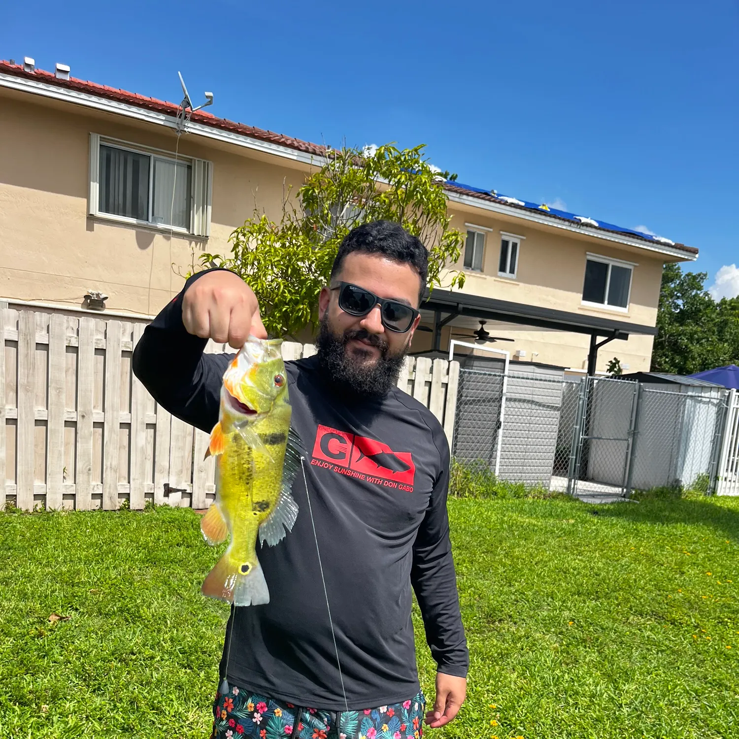 Butterfly peacock bass caught on Fishbrain