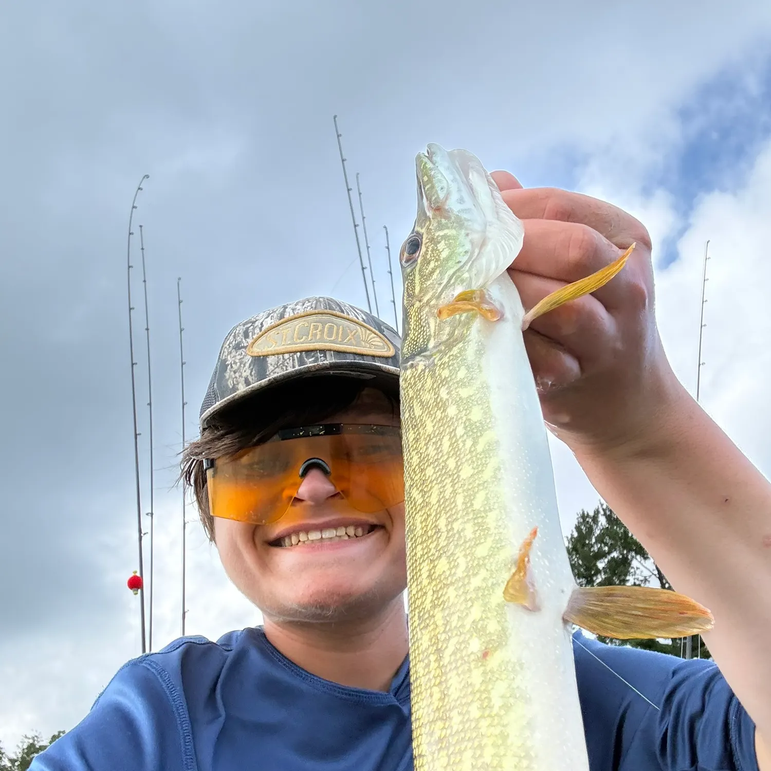 Northern pike caught on Fishbrain