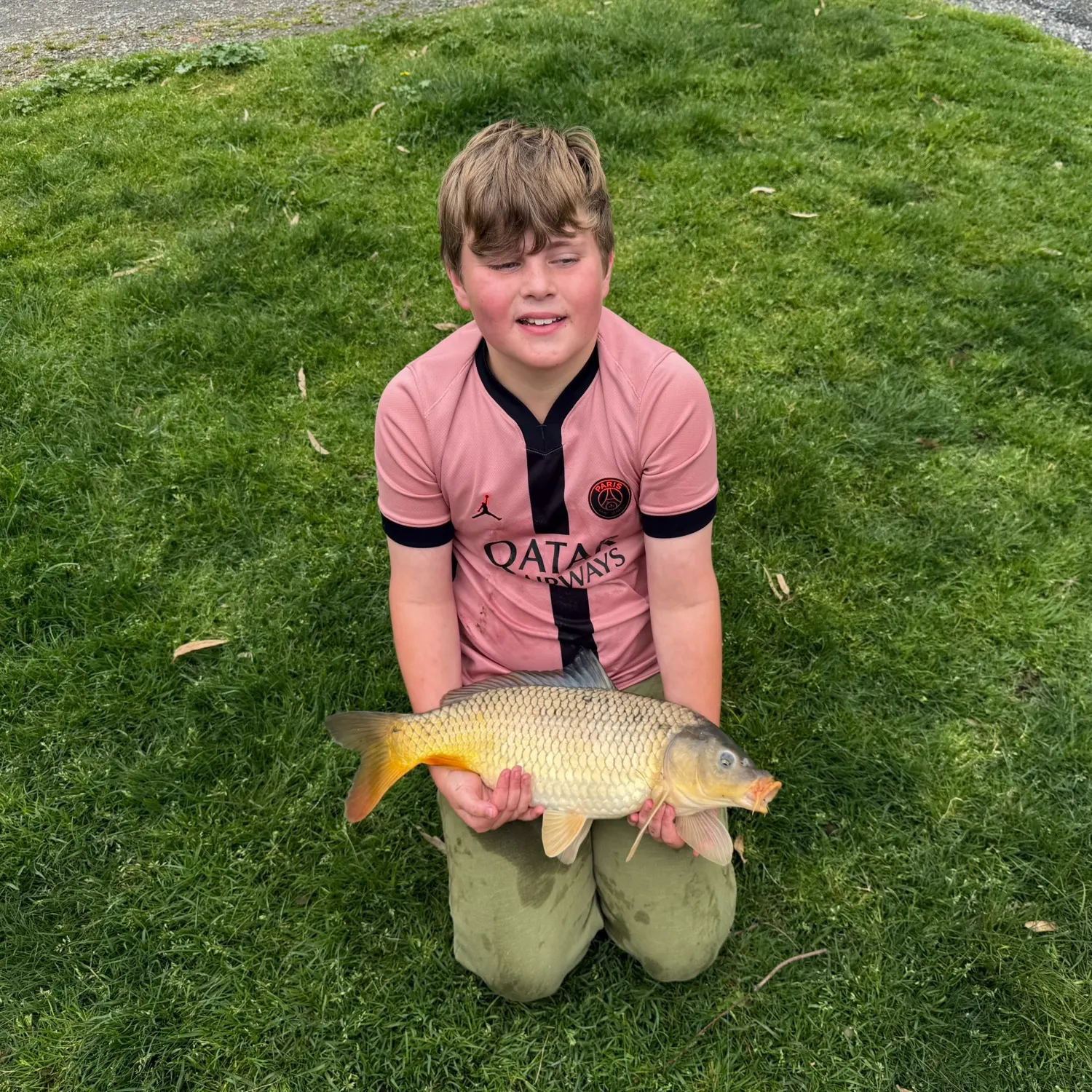 Common carp caught on Fishbrain