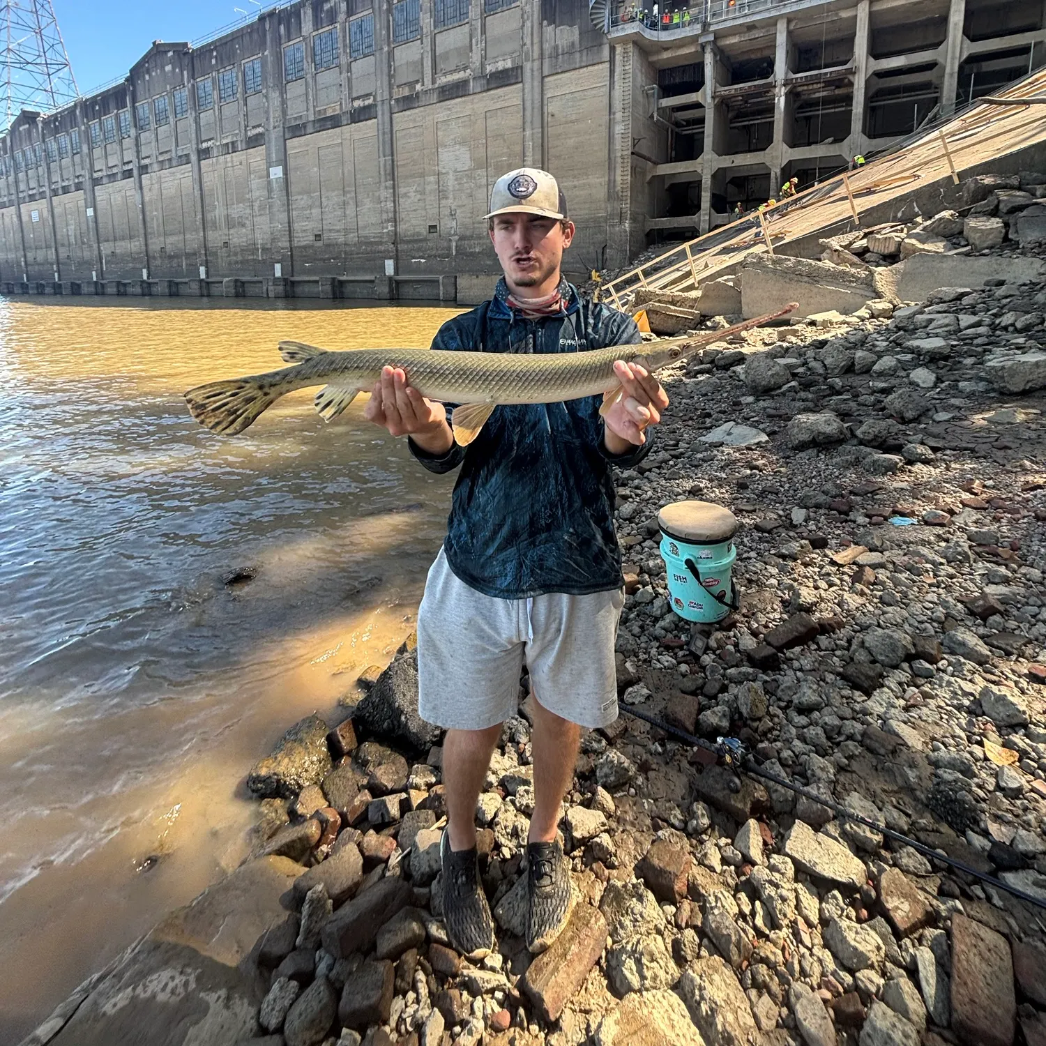 Shortnose gar caught on Fishbrain